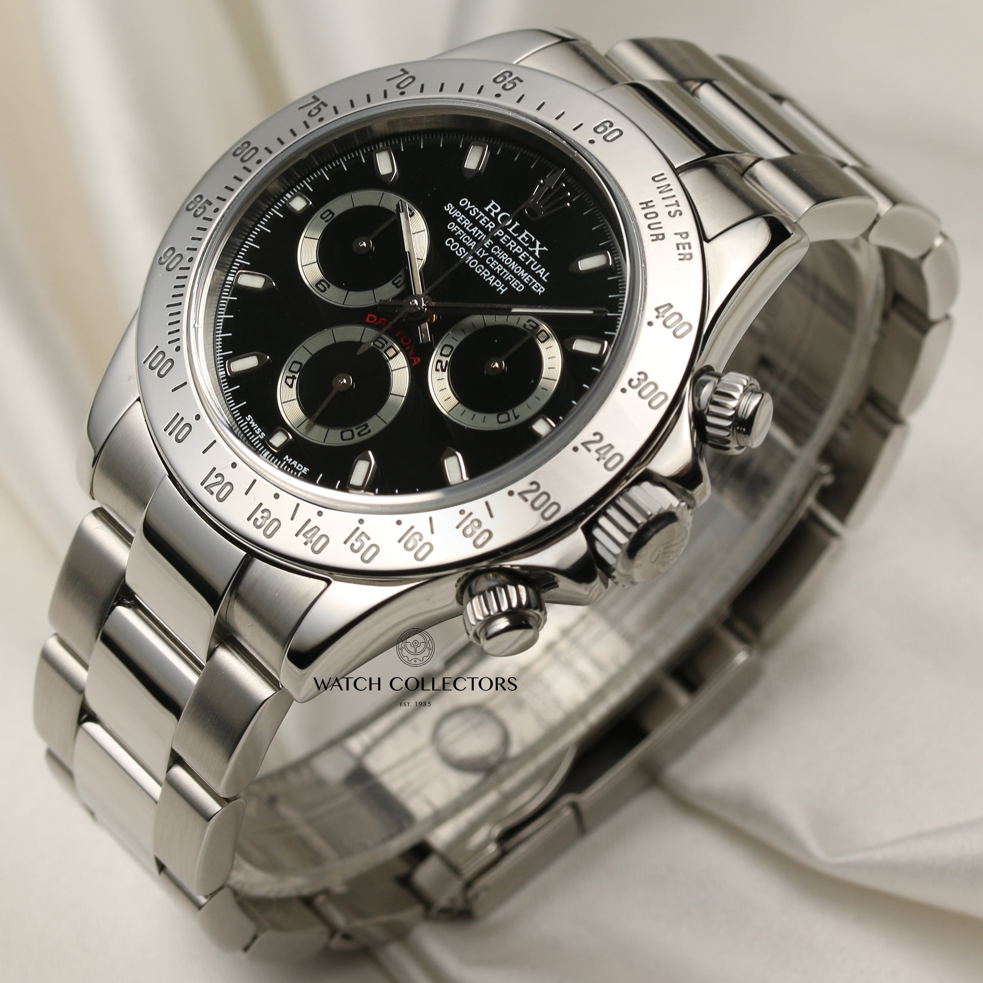 Rolex Daytona 116520 Stainless Steel Second Hand Watch Collectors 3
