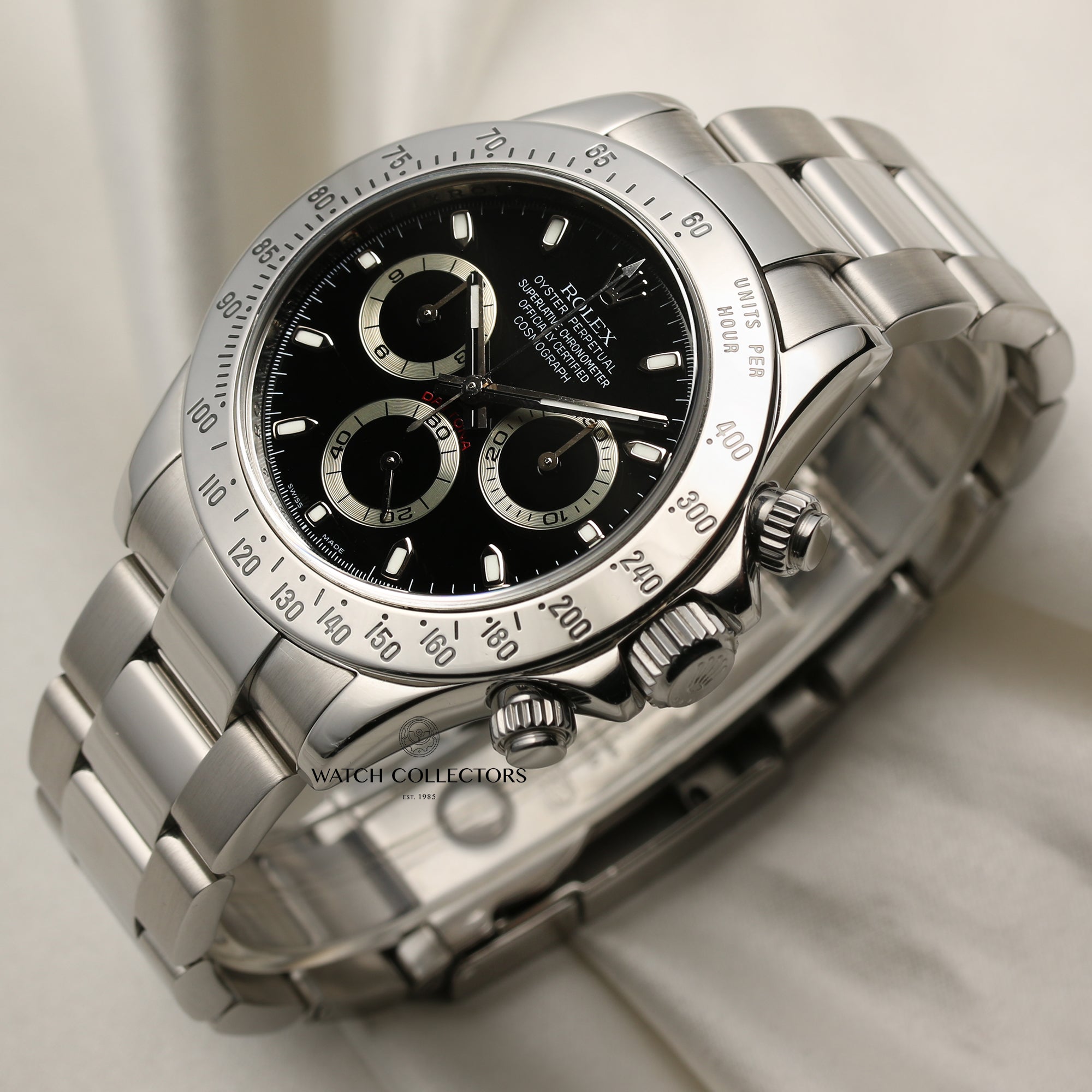 Rolex Daytona 116520 Stainless Steel Second Hand Watch Collectors 3