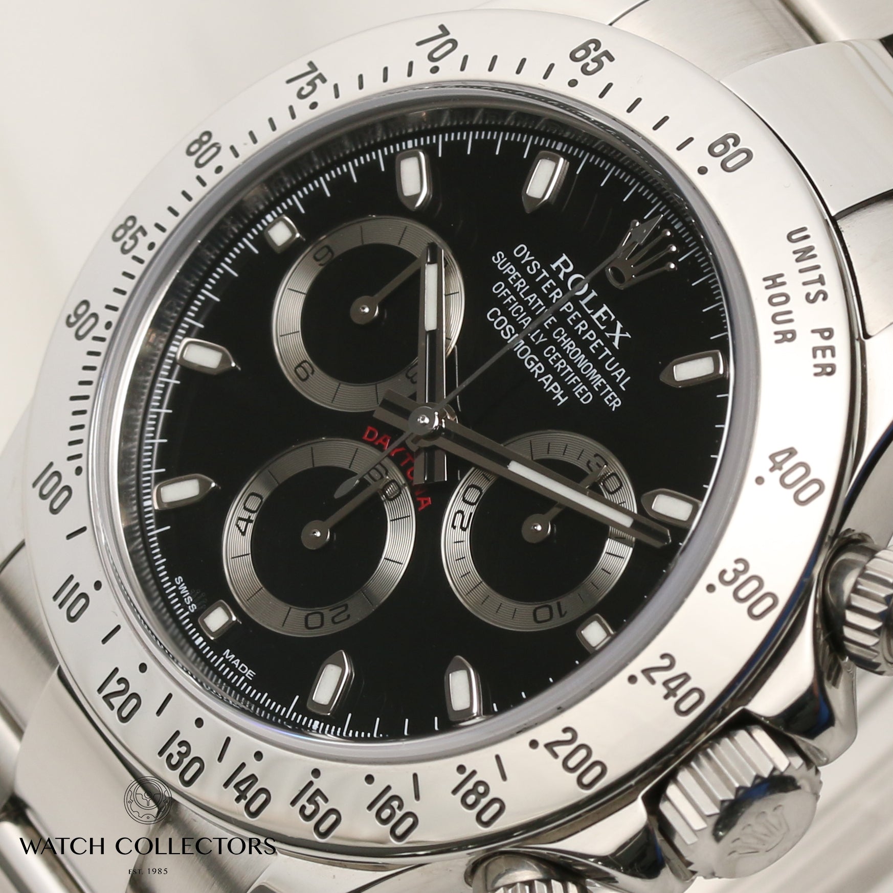 Rolex Daytona 116520 Stainless Steel Second Hand Watch Collectors 4