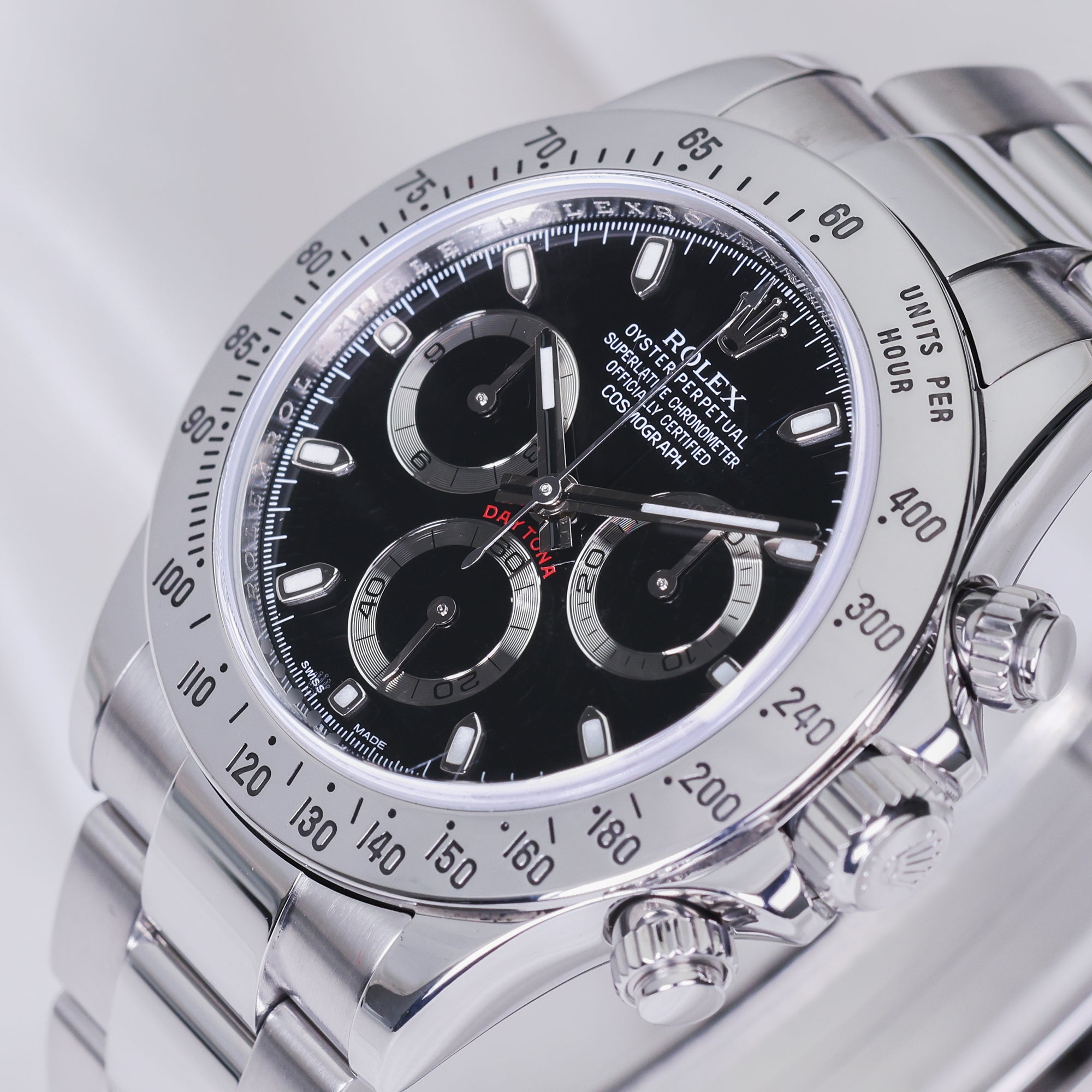 Rolex Daytona 116520 Stainless Steel Second Hand Watch Collectors 4