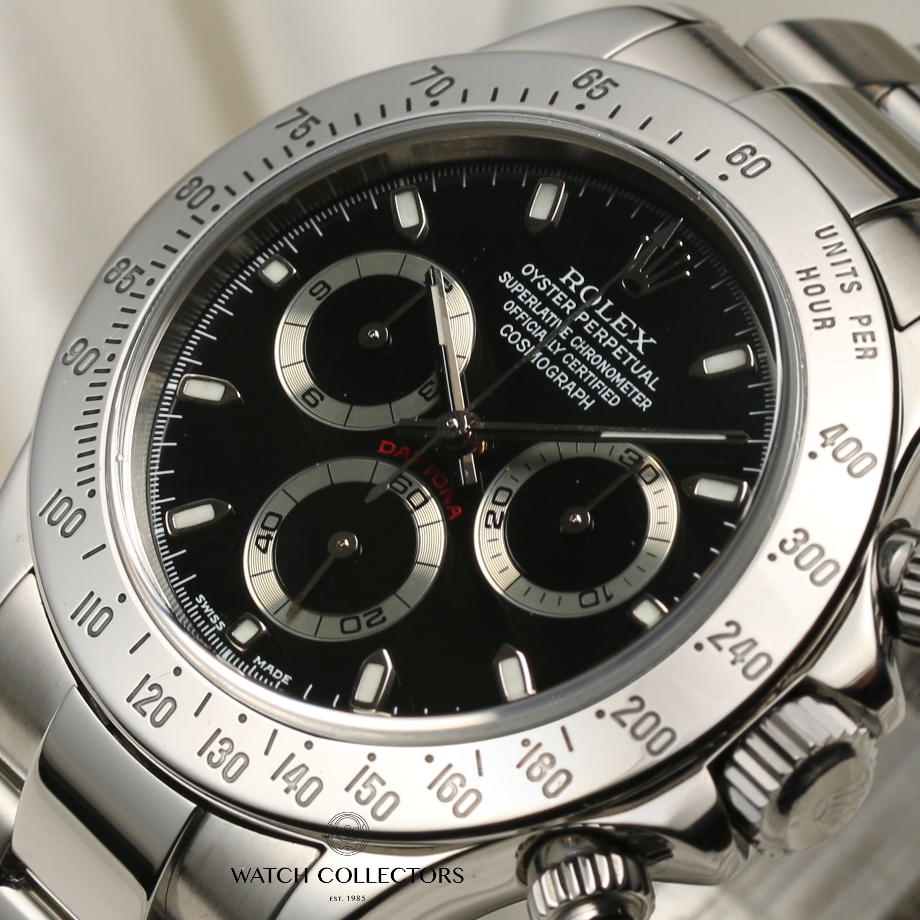 Rolex Daytona 116520 Stainless Steel Second Hand Watch Collectors 4