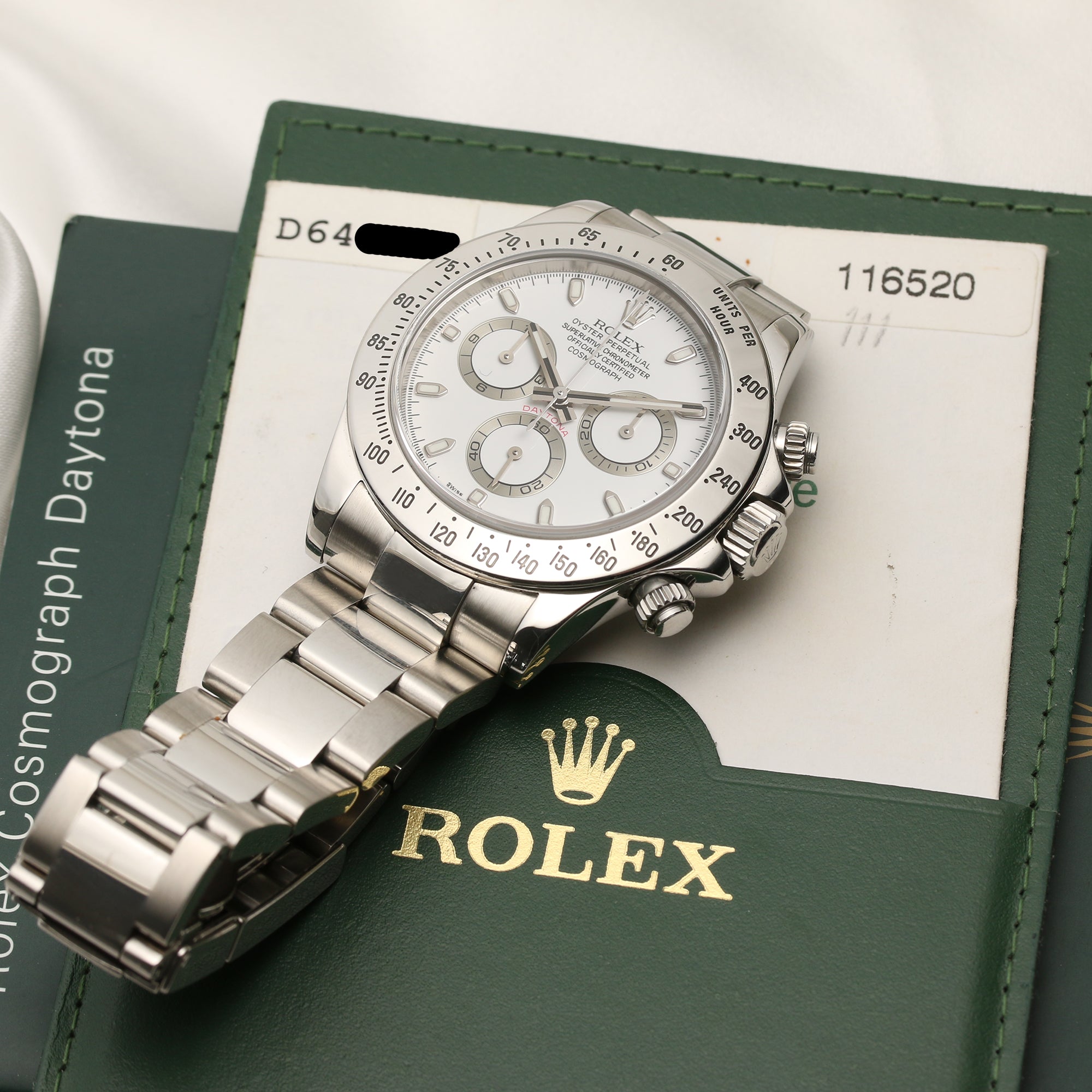 Rolex Daytona 116520 Stainless Steel Second Hand Watch Collectors 9