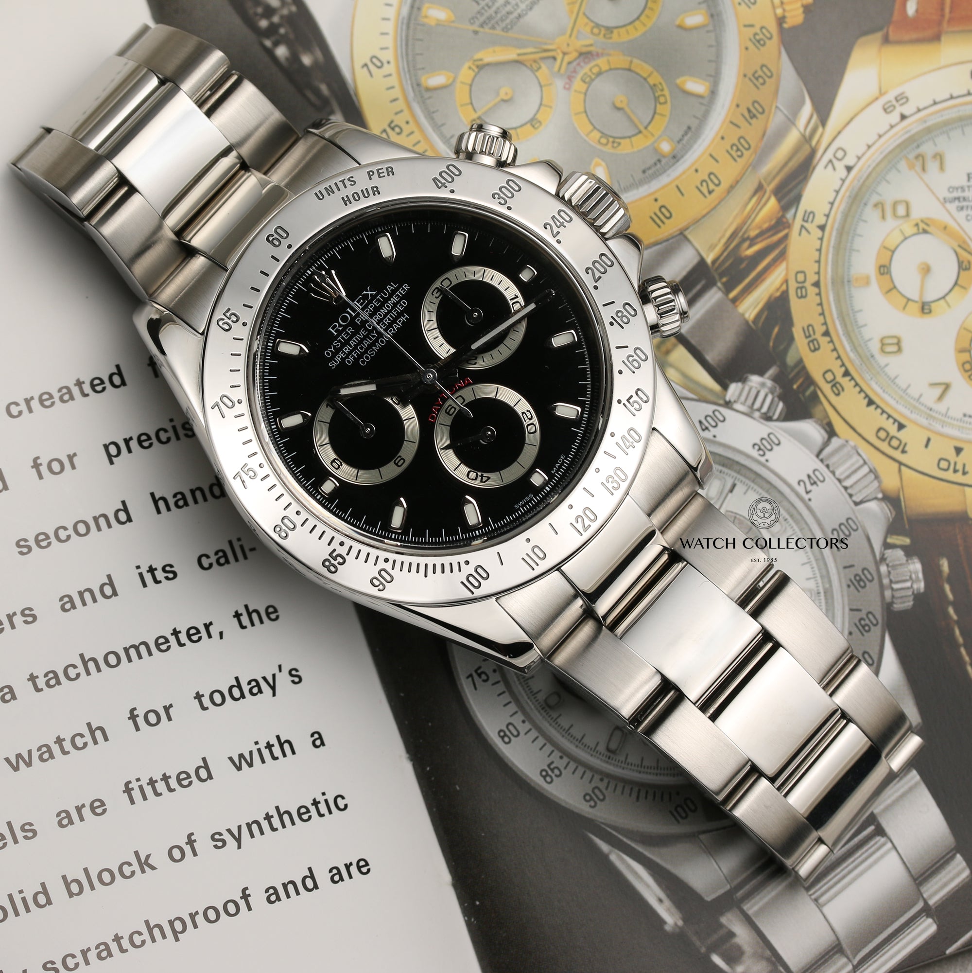 Rolex Daytona 116520 Stainless Steel Second Hand Watch Collectors 9