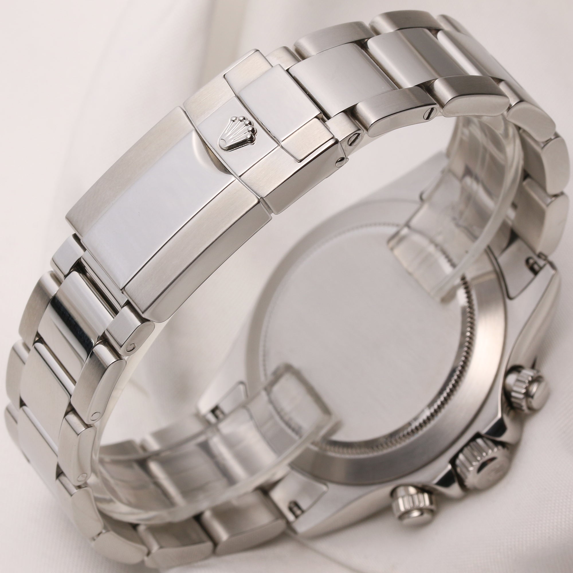 Rolex Daytona 116520 White Dial Stainless Steel Second Hand Watch Collectors 7