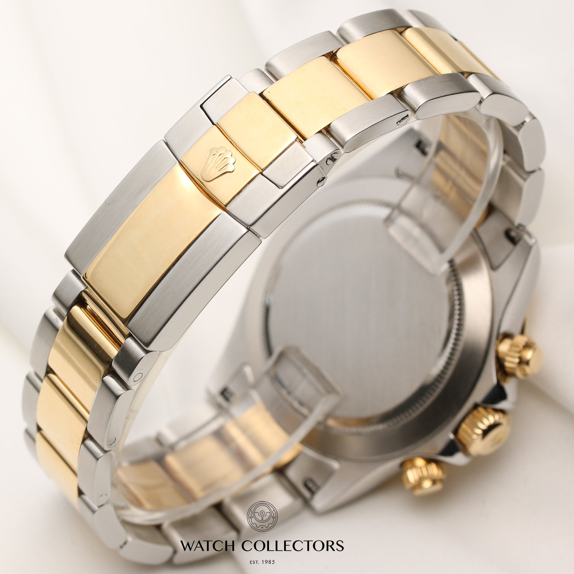 Rolex Daytona 116523 Steel & Gold Black Dial Second Hand Watch Collectors 7