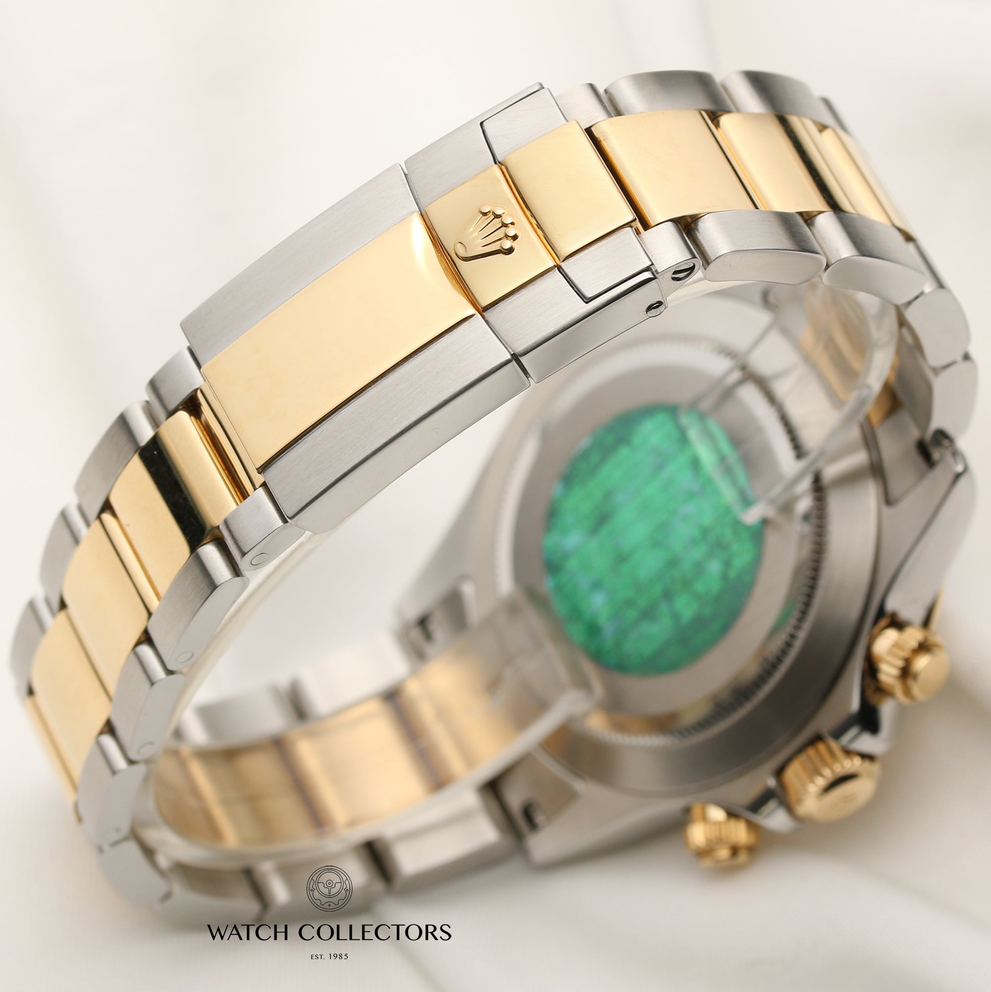 Rolex Daytona 116523 Steel & Gold MOP Diamond Dial Second Hand Watch Collectors 5