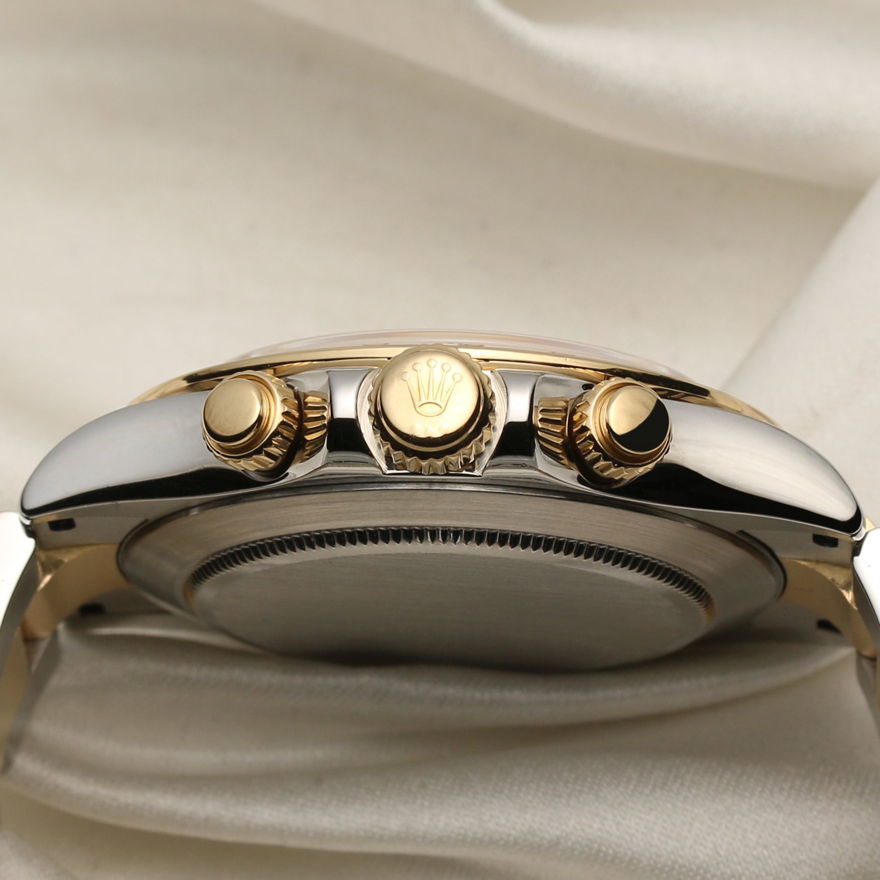 Rolex Daytona 116523 Steel & Gold Mop Diamond Dial Second Hand Watch Collectors 5