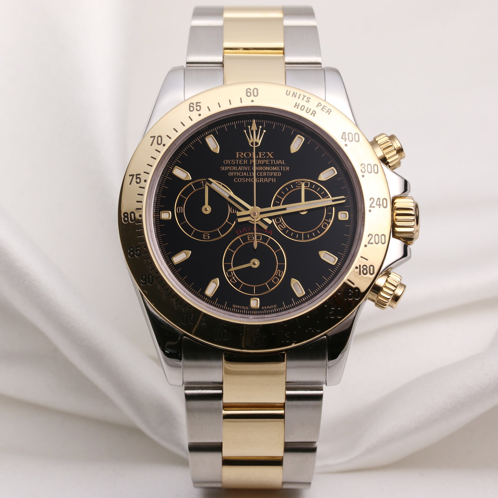 Rolex Daytona 116523 Steel & Gold Second Hand Watch Collectors 1