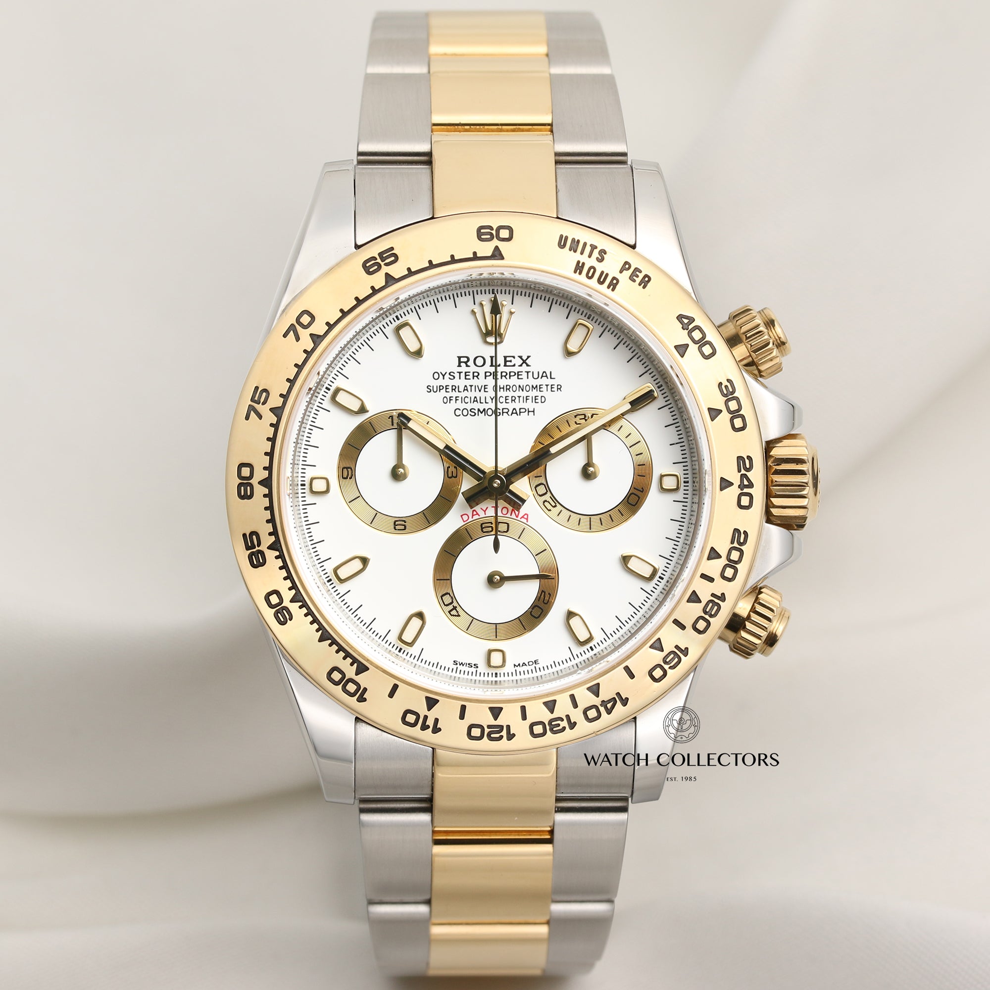 Rolex Daytona 116523 Steel & Gold Second Hand Watch Collectors 1