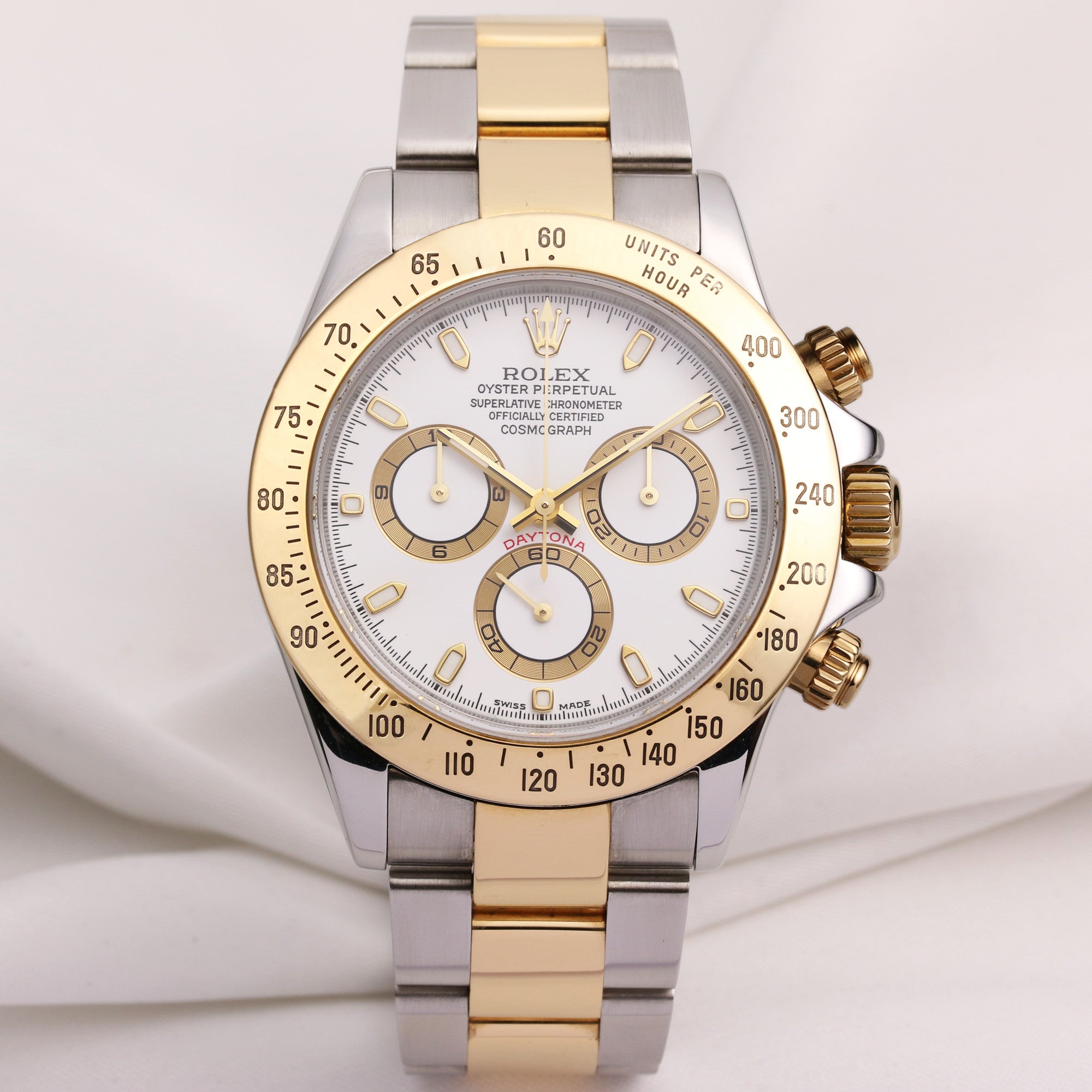 Rolex Daytona 116523 Steel & Gold Second Hand Watch Collectors 1
