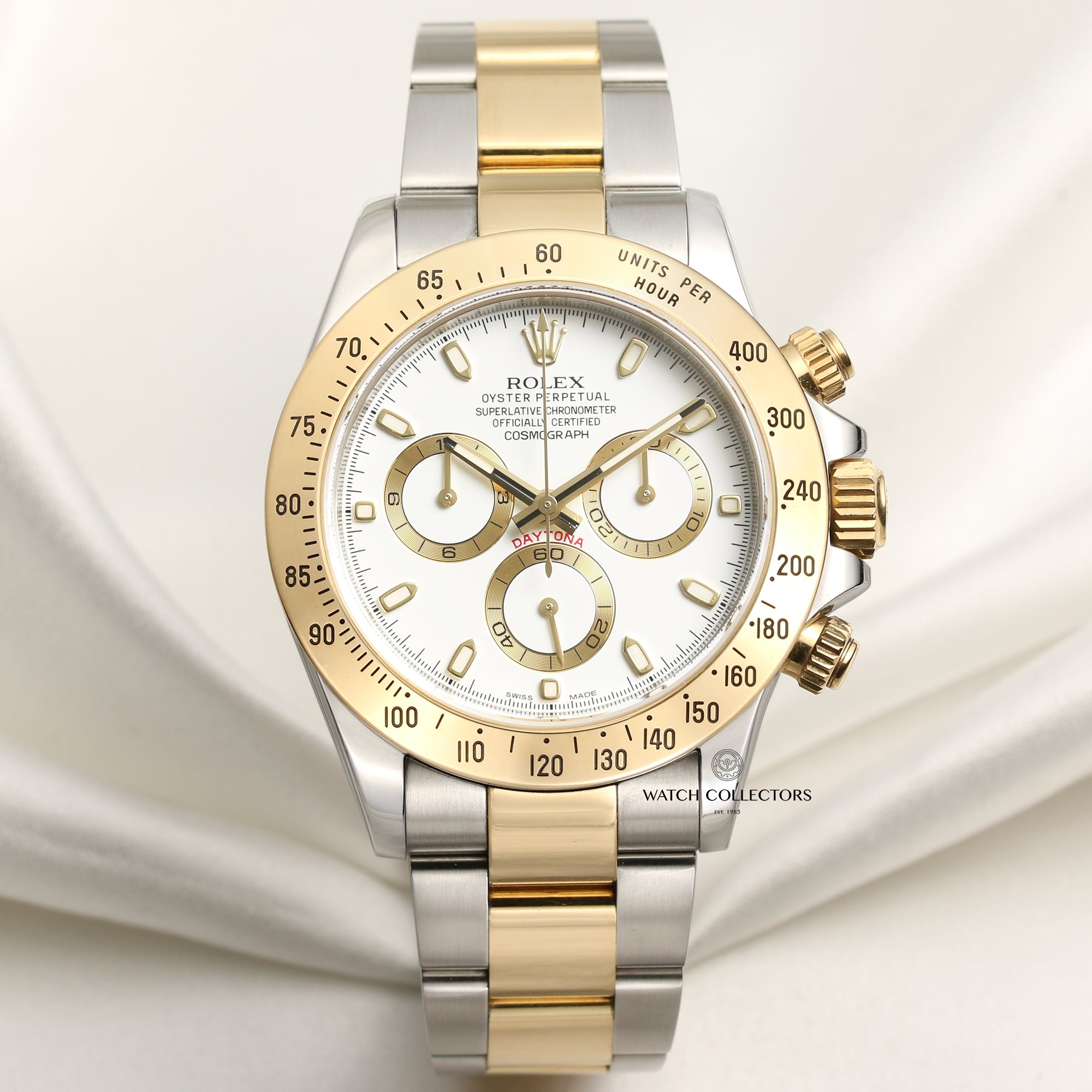 Rolex Daytona 116523 Steel & Gold Second Hand Watch Collectors 1