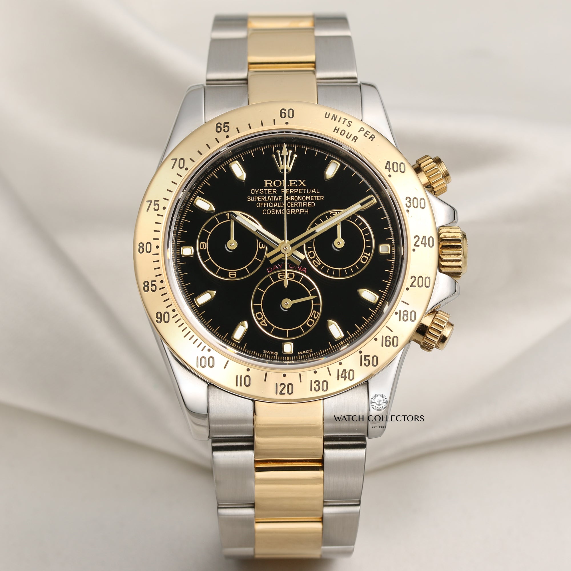 Rolex Daytona 116523 Steel & Gold Second Hand Watch Collectors 1