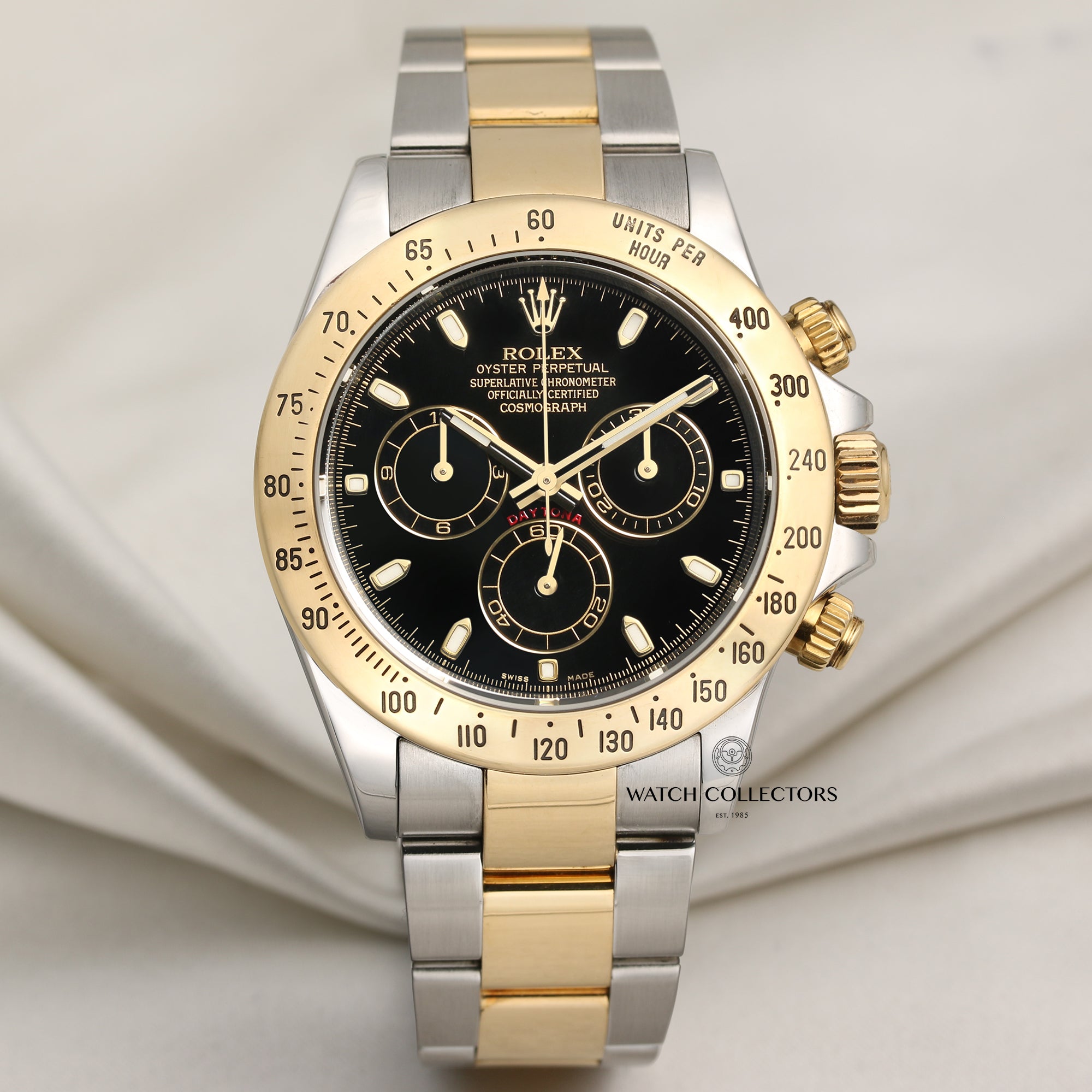 Rolex Daytona 116523 Steel & Gold Second Hand Watch Collectors 1