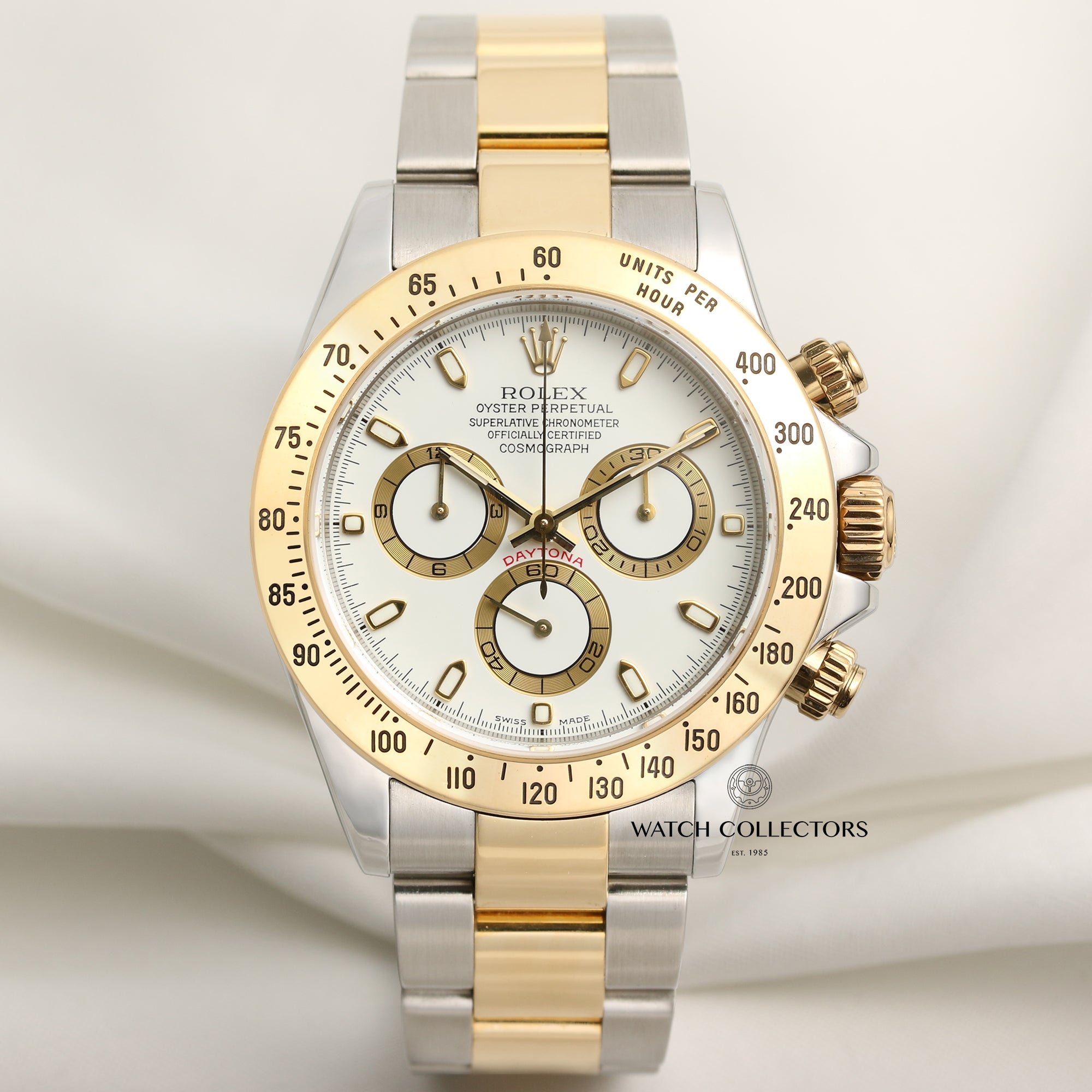 Rolex Daytona 116523 Steel & Gold Second Hand Watch Collectors 1