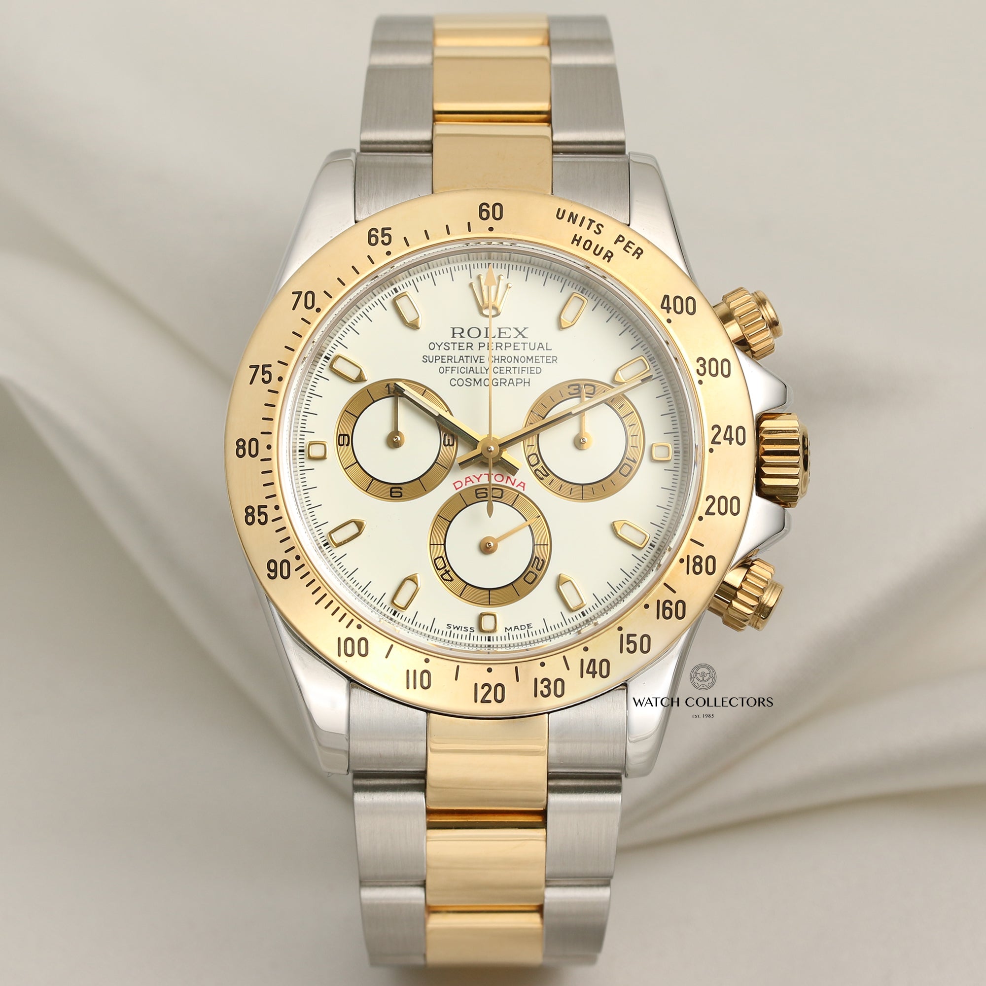 Rolex Daytona 116523 Steel & Gold Second Hand Watch Collectors 1