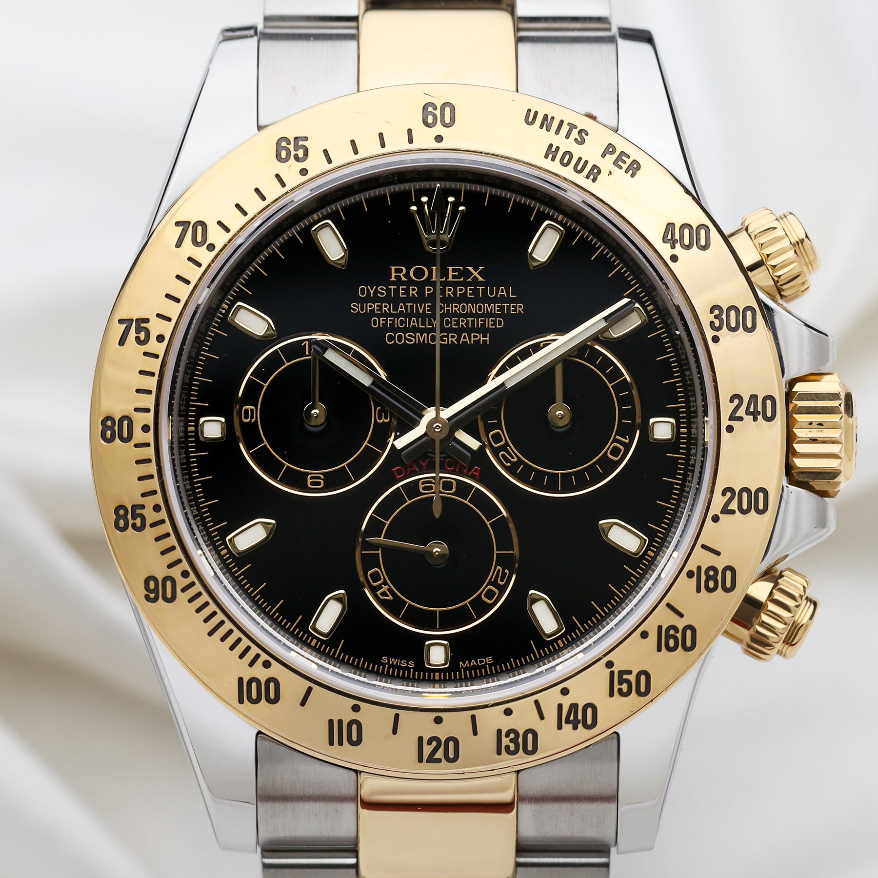 Rolex Daytona 116523 Steel & Gold Second Hand Watch Collectors 2