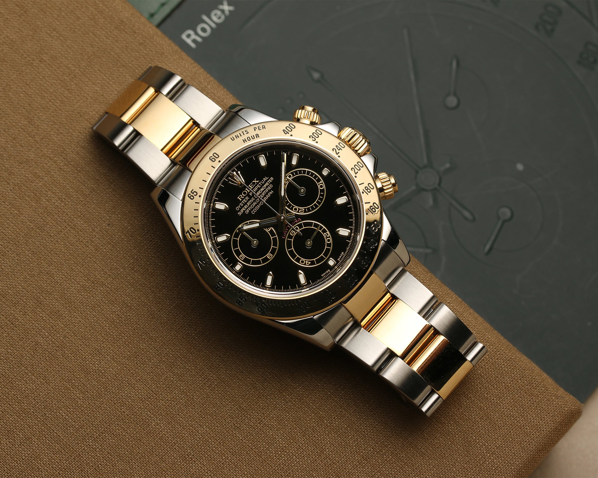 Rolex Daytona 116523 Steel & Gold Second Hand Watch Collectors 2