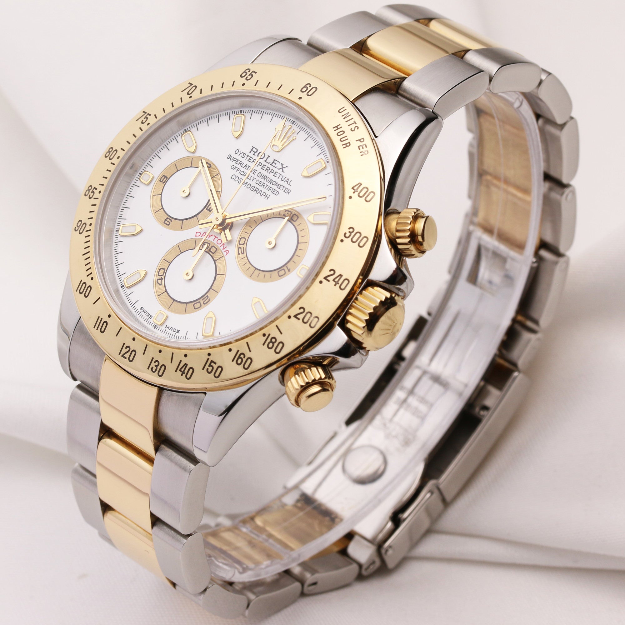 Rolex Daytona 116523 Steel & Gold Second Hand Watch Collectors 3