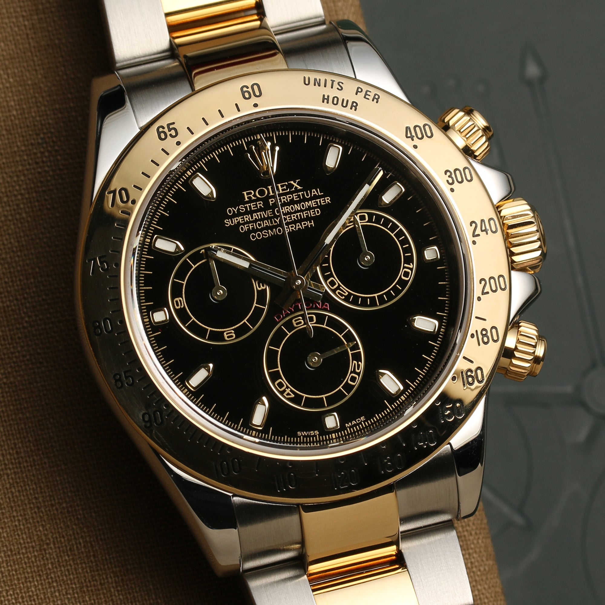 Rolex Daytona 116523 Steel & Gold Second Hand Watch Collectors 3