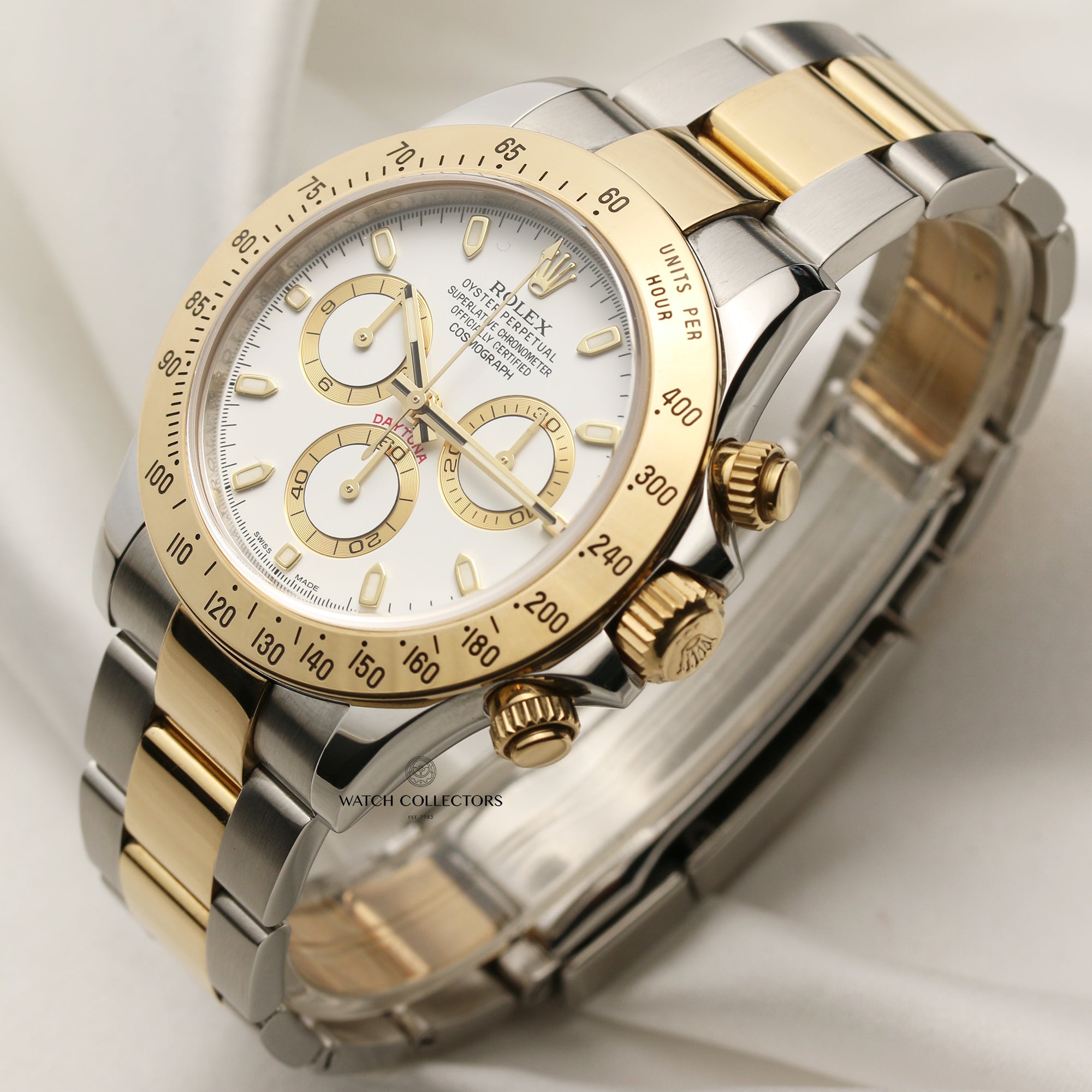 Rolex Daytona 116523 Steel & Gold Second Hand Watch Collectors 3