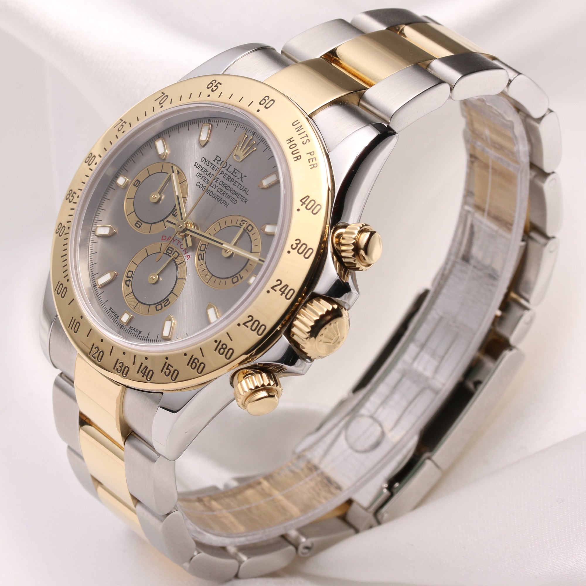Rolex Daytona 116523 Steel & Gold Second Hand Watch Collectors 3