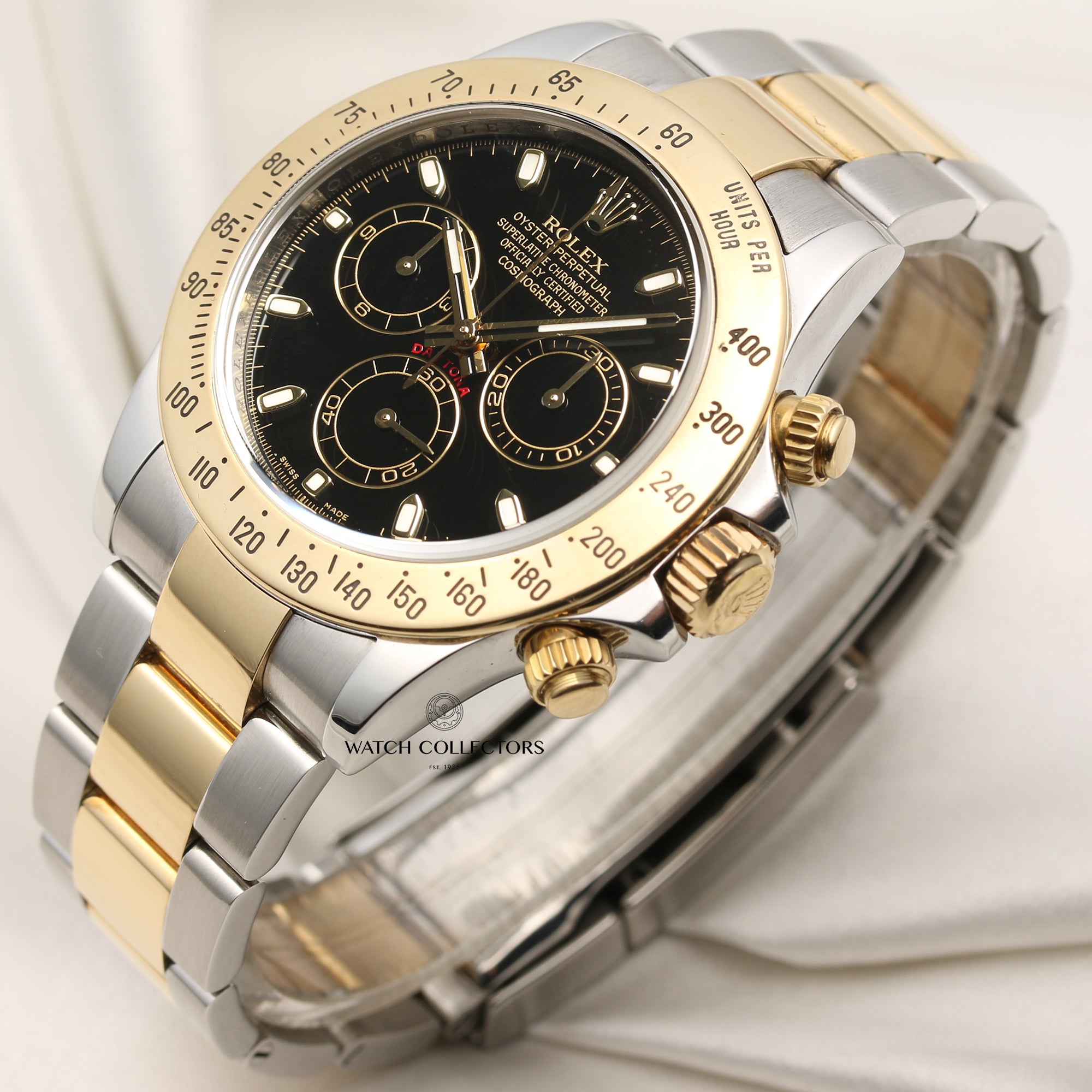 Rolex Daytona 116523 Steel & Gold Second Hand Watch Collectors 3