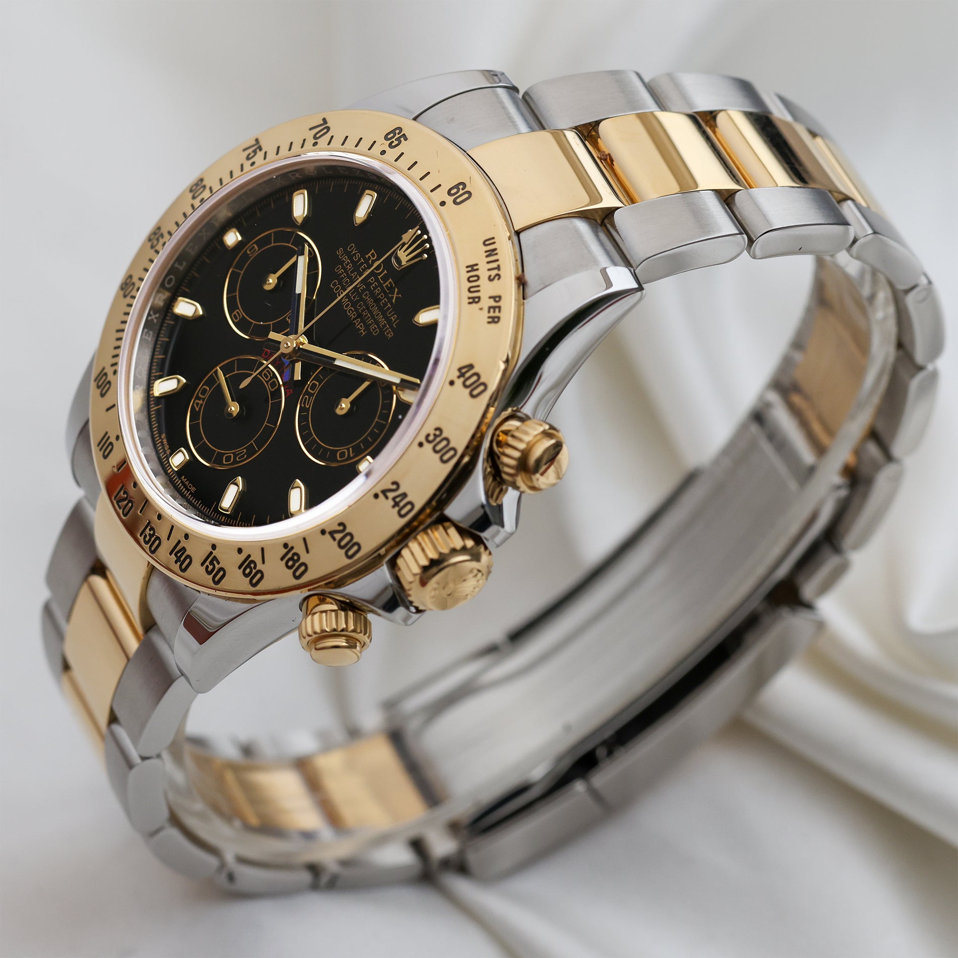 Rolex Daytona 116523 Steel & Gold Second Hand Watch Collectors 3