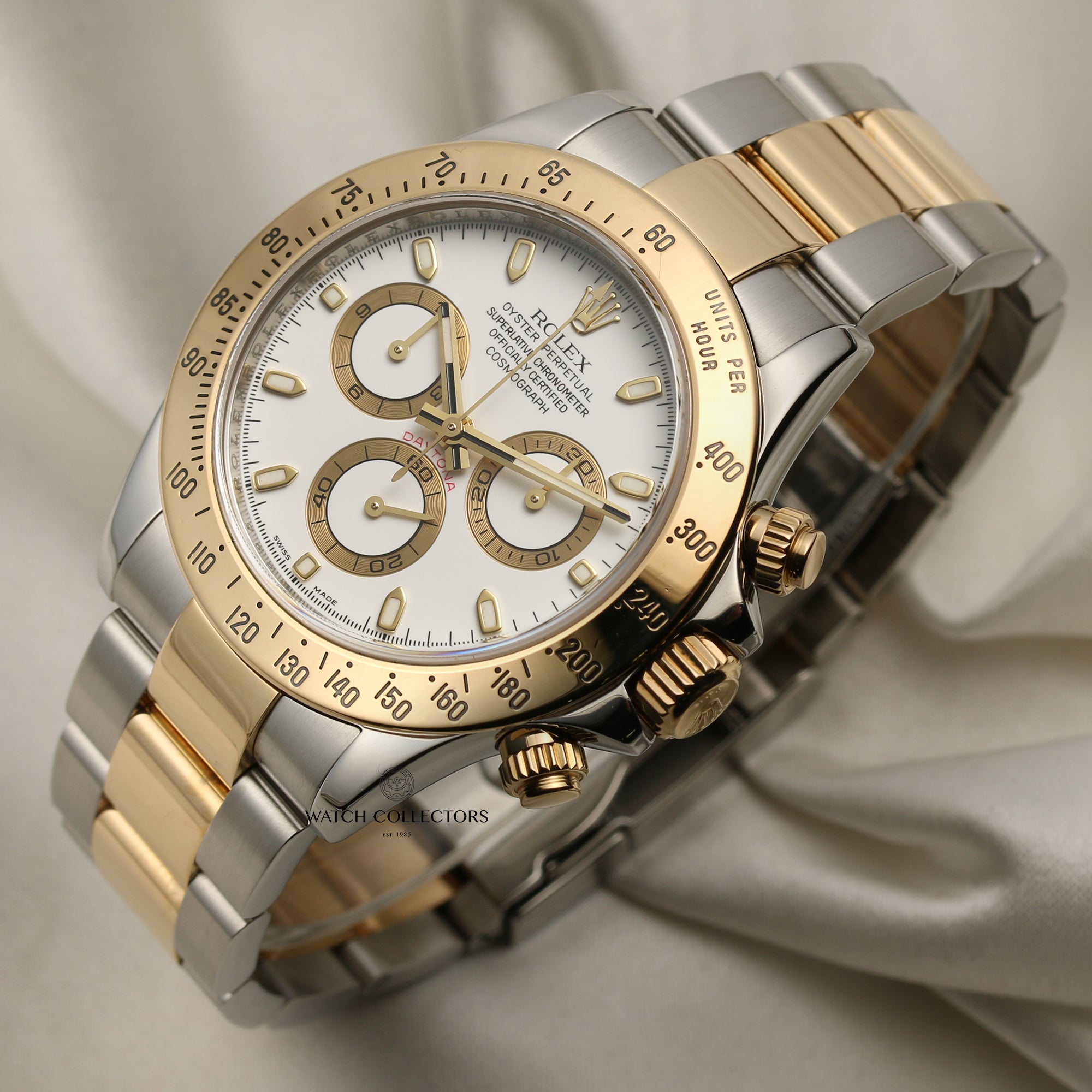 Rolex Daytona 116523 Steel & Gold Second Hand Watch Collectors 3