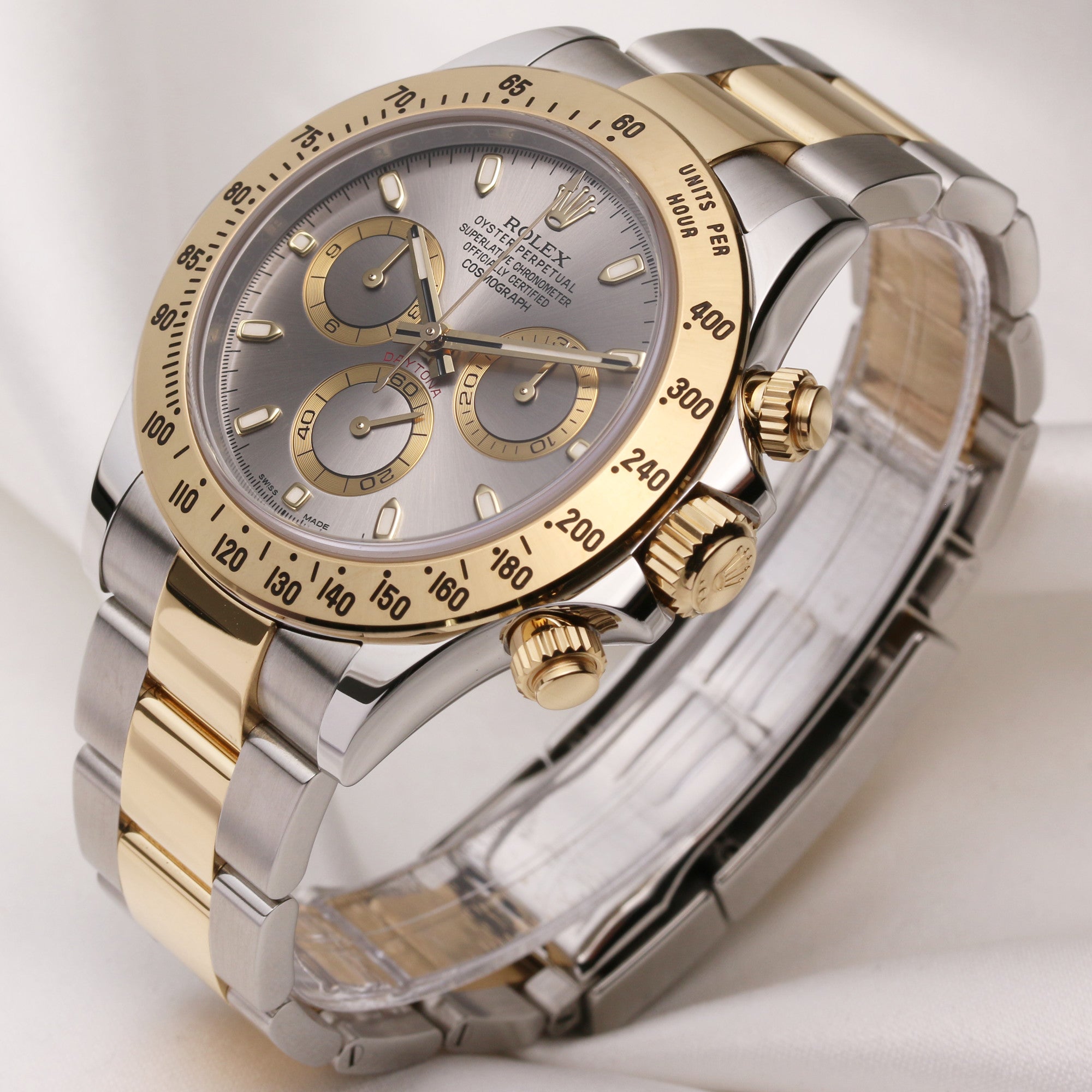 Rolex Daytona 116523 Steel & Gold Second Hand Watch Collectors 3