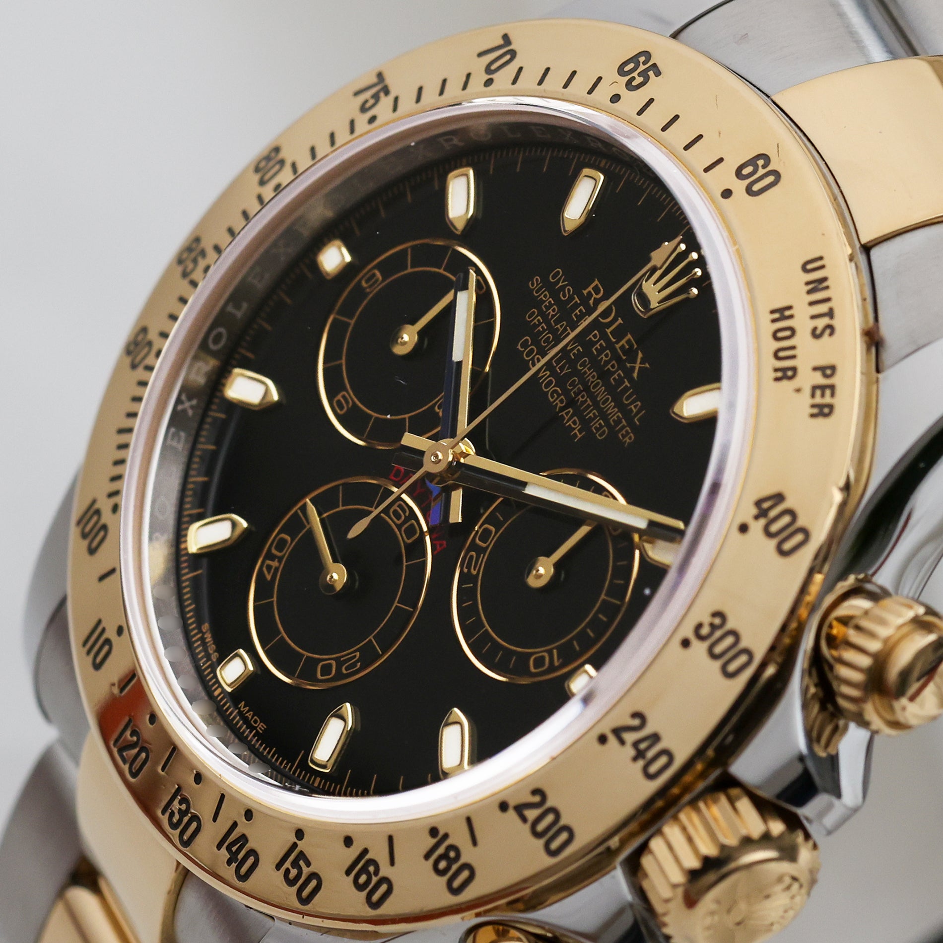 Rolex Daytona 116523 Steel & Gold Second Hand Watch Collectors 4