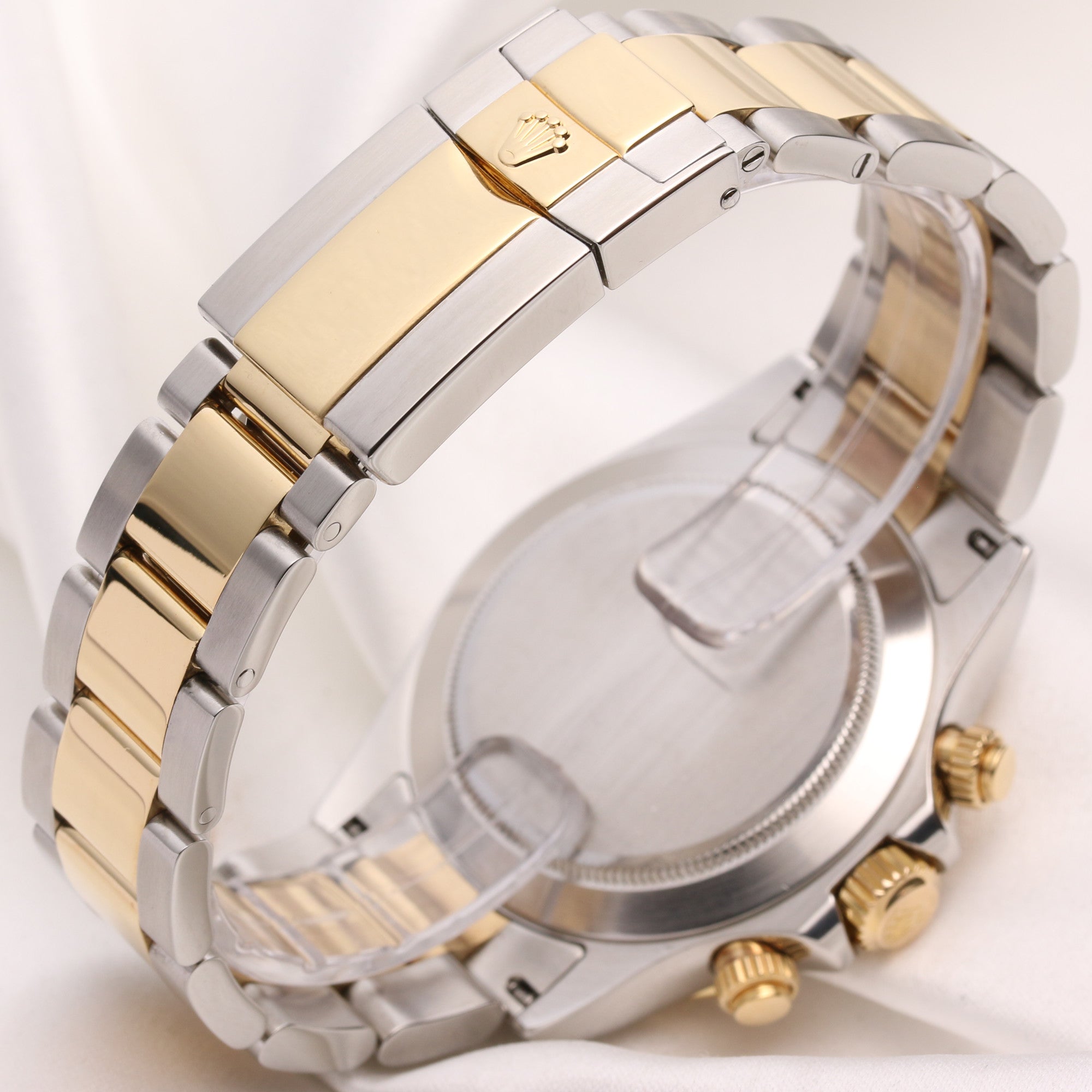 Rolex Daytona 116523 Steel & Gold White Dial 1 Second Hand Watch Collectors 5