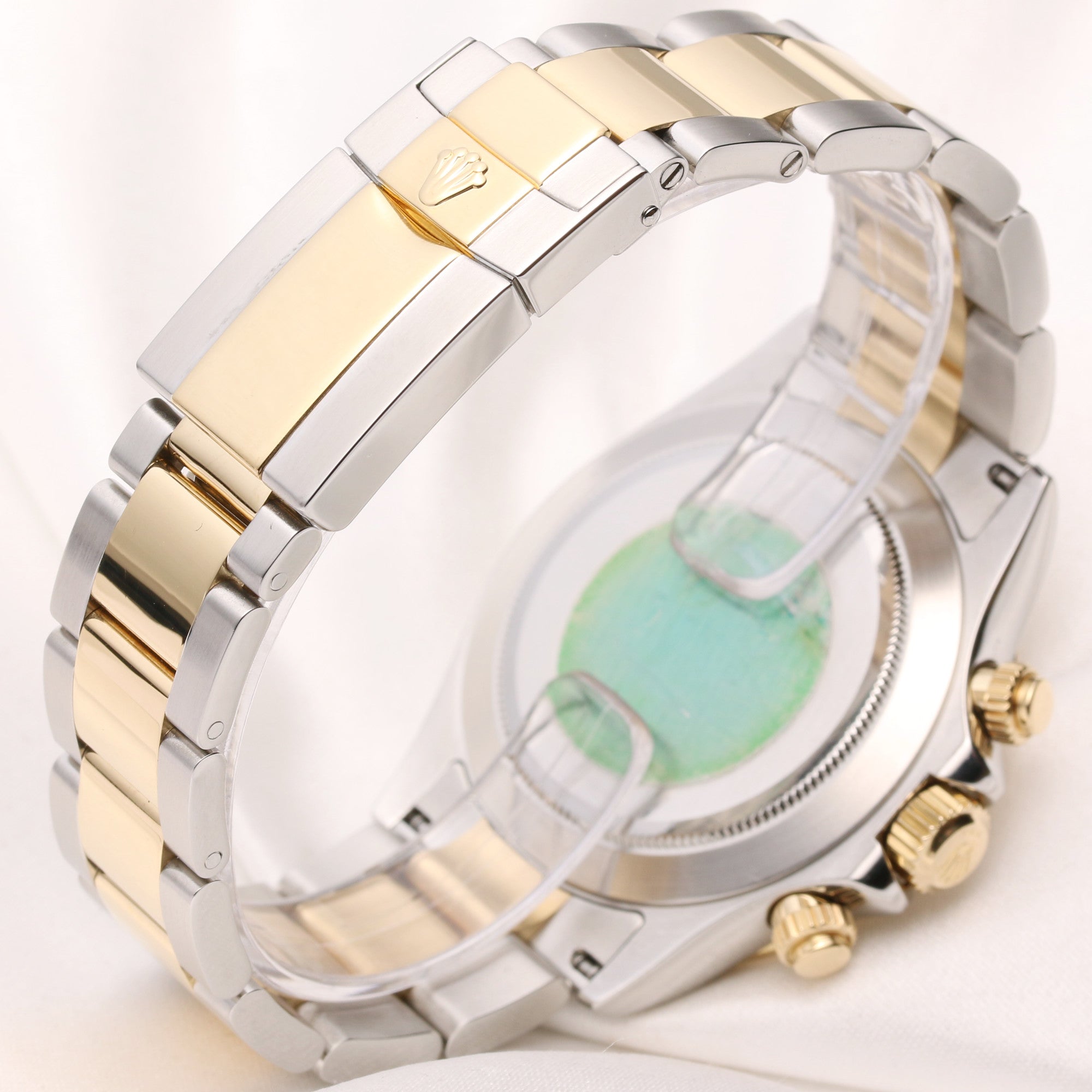 Rolex Daytona 116523 Steel & Gold White Dial 2 Second Hand Watch Collectors 5