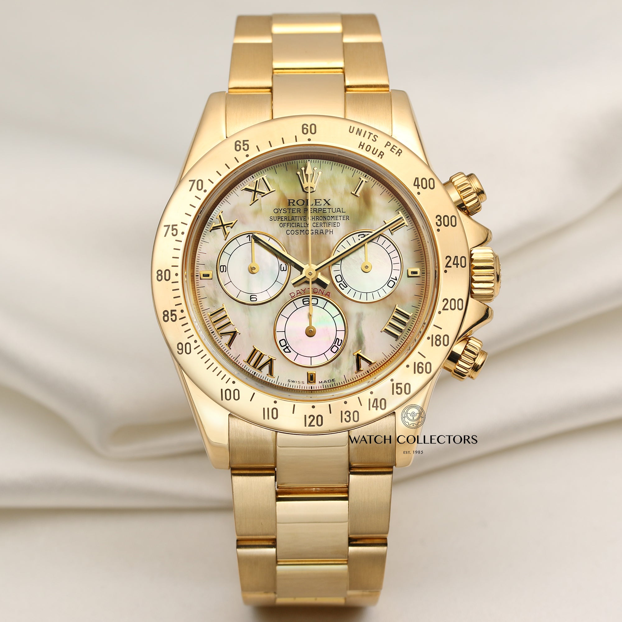 Rolex Watches Rolex Daytona Gold Mother Of Pearl Rolex Daytona