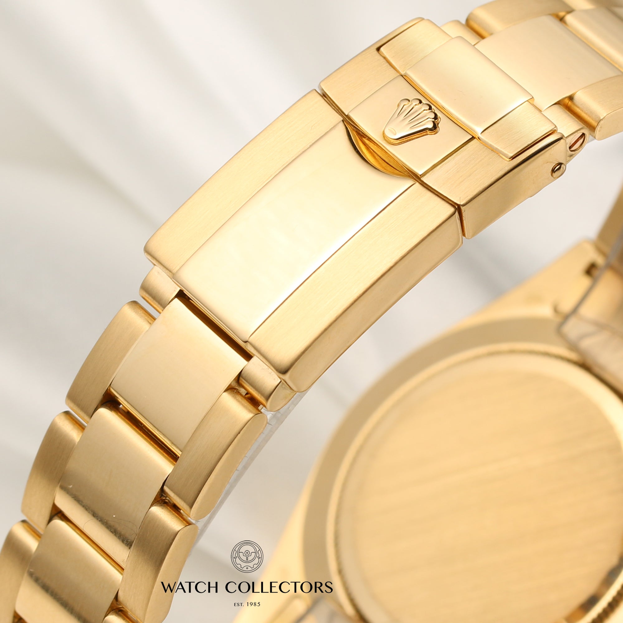 Rolex Daytona 116528 18k Yellow Gold Mother of Pearl Second Hand Watch Collectors 8