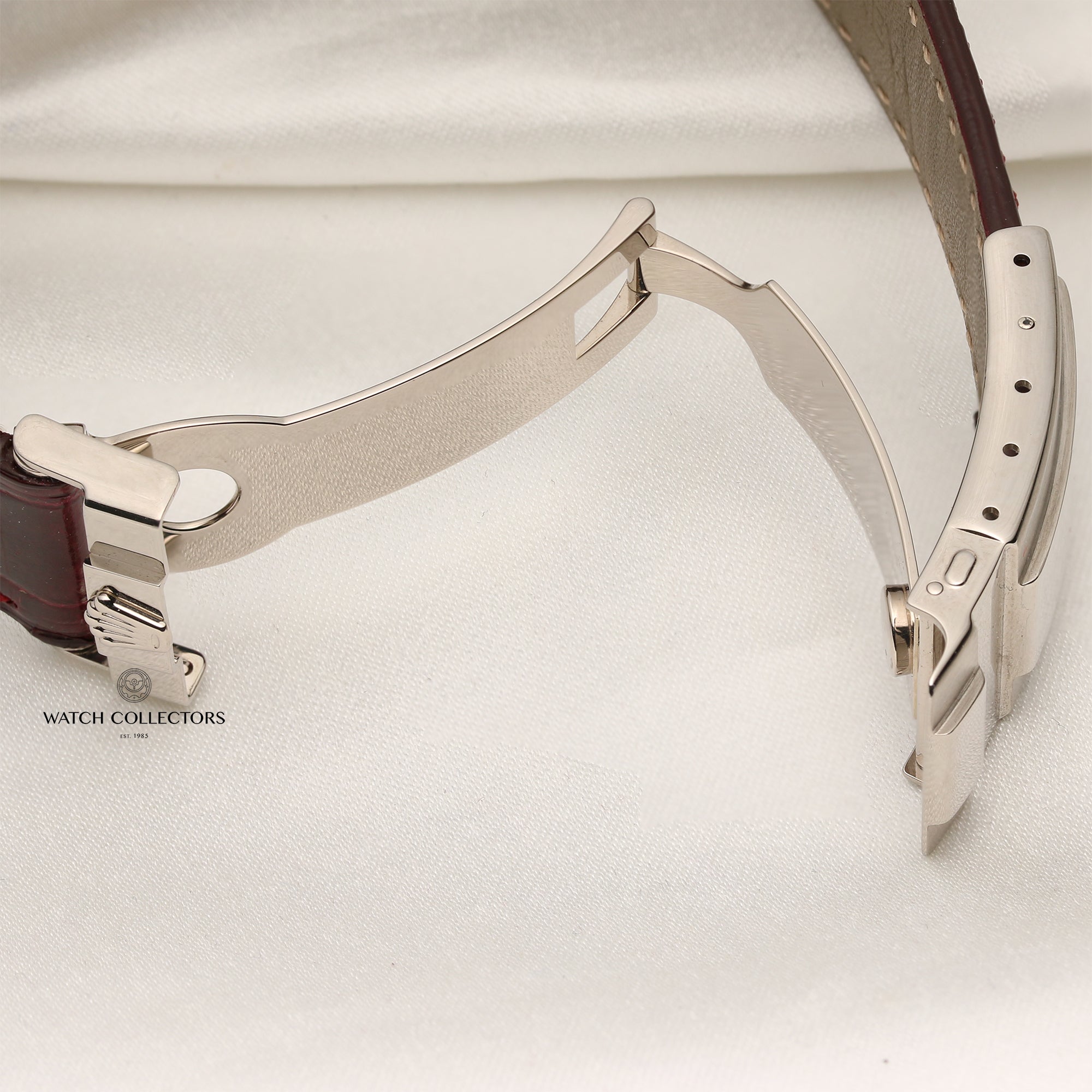 Rolex Daytona 116589-SALV 18K White Gold Ruby Baguette Bezel Meteorite Dial Second Hand Watch Collectors 8