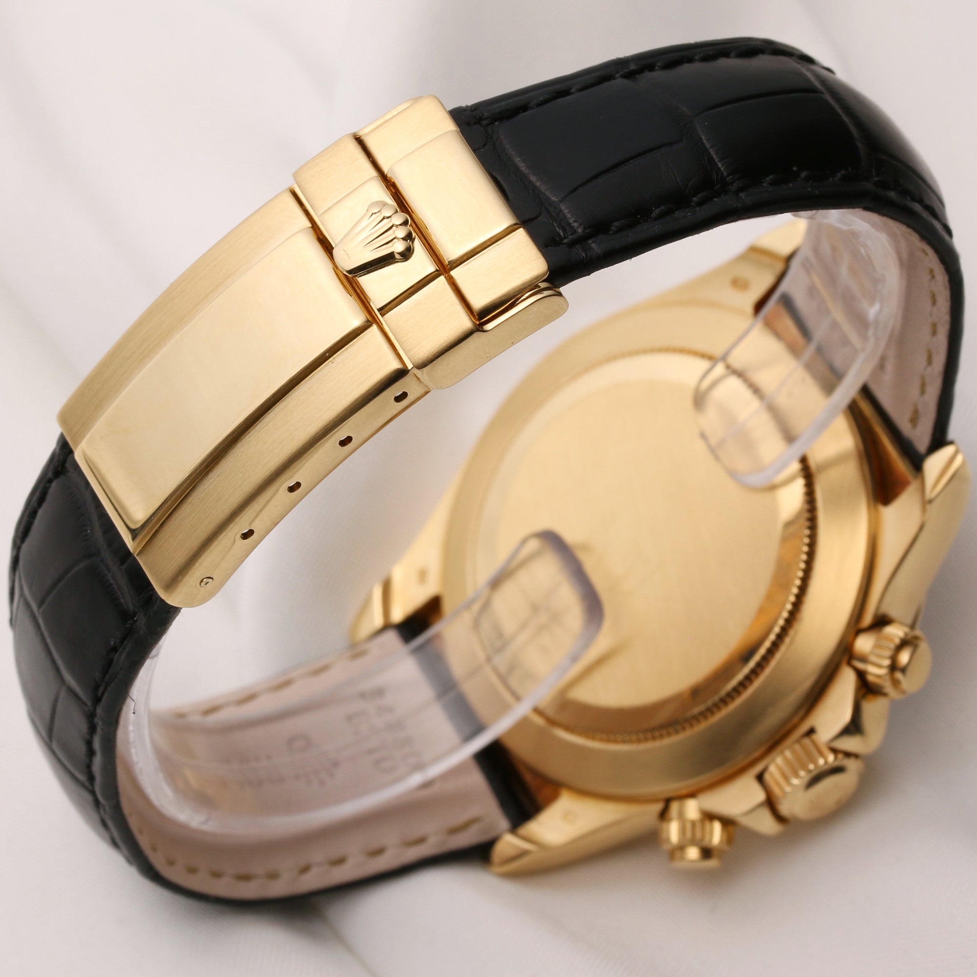 Rolex Daytona 16518 18 Yellow Gold Inverted Six Zenith Movement Second Hand Watch Collectors 5