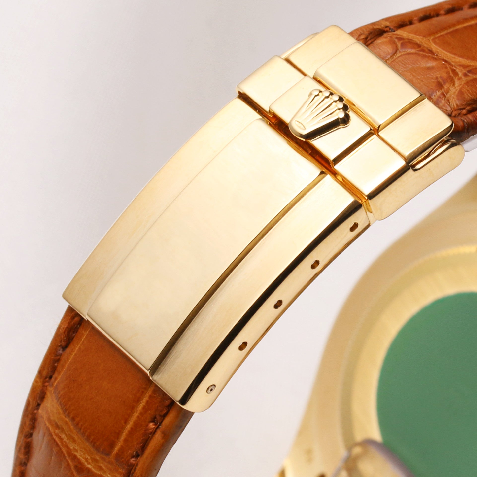 Rolex Daytona 16518 18k Yellow Gold Inverted 6 Second Hand Watch Collectors (6)