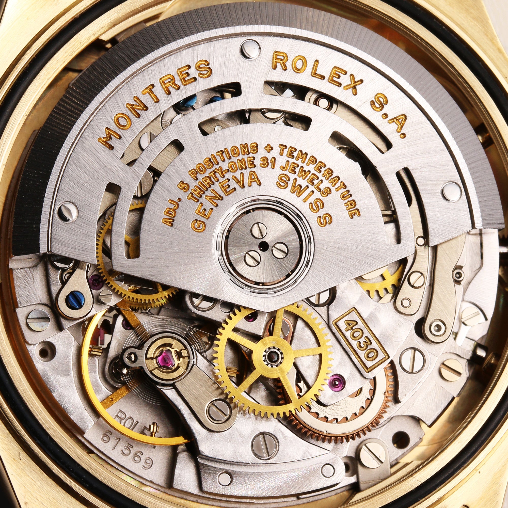 Rolex Daytona 16518 18k Yellow Gold Inverted 6 Second Hand Watch Collectors (8)