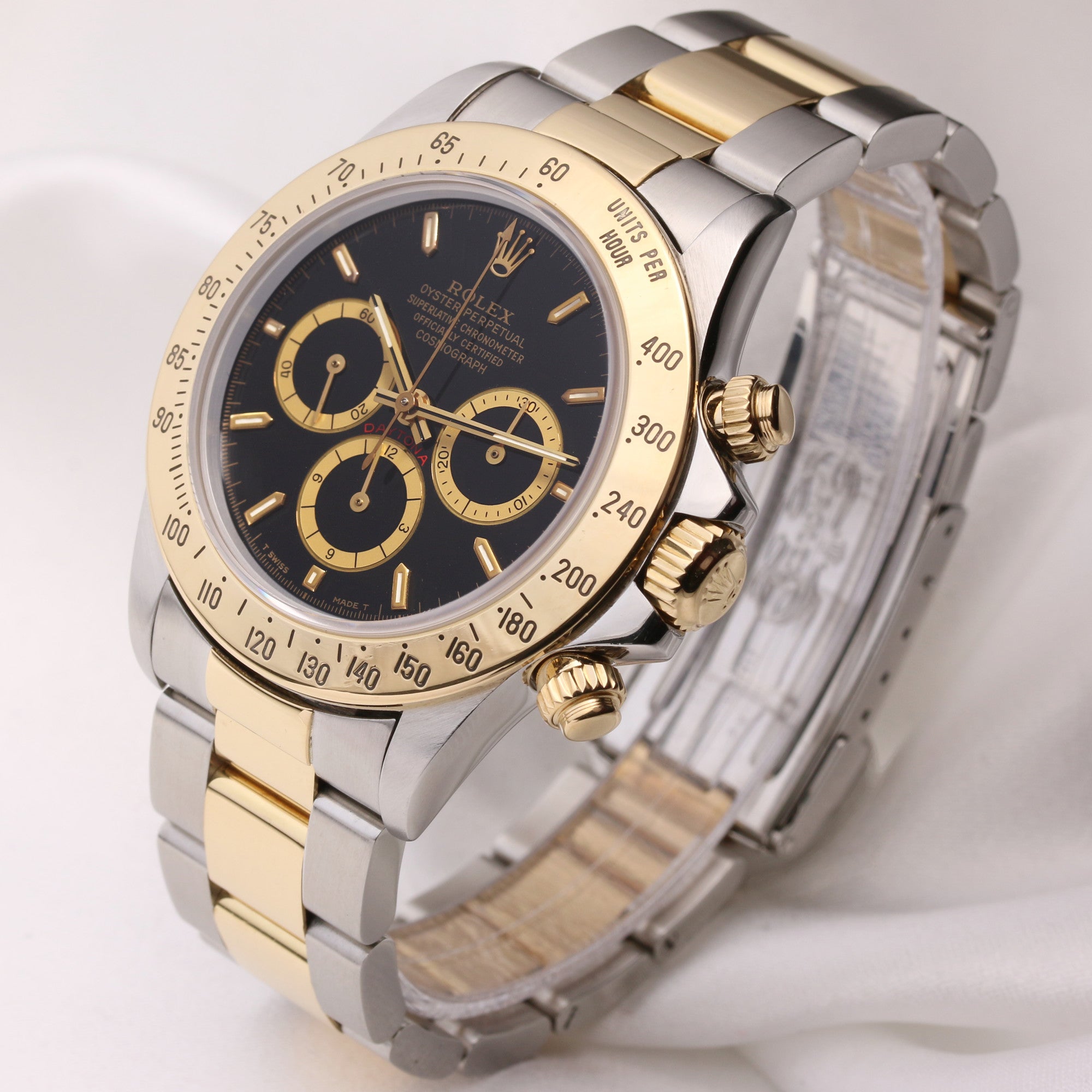 Rolex Daytona 16523 Steel & Gold Inverted 6 Second Hand Watch Collectors 3