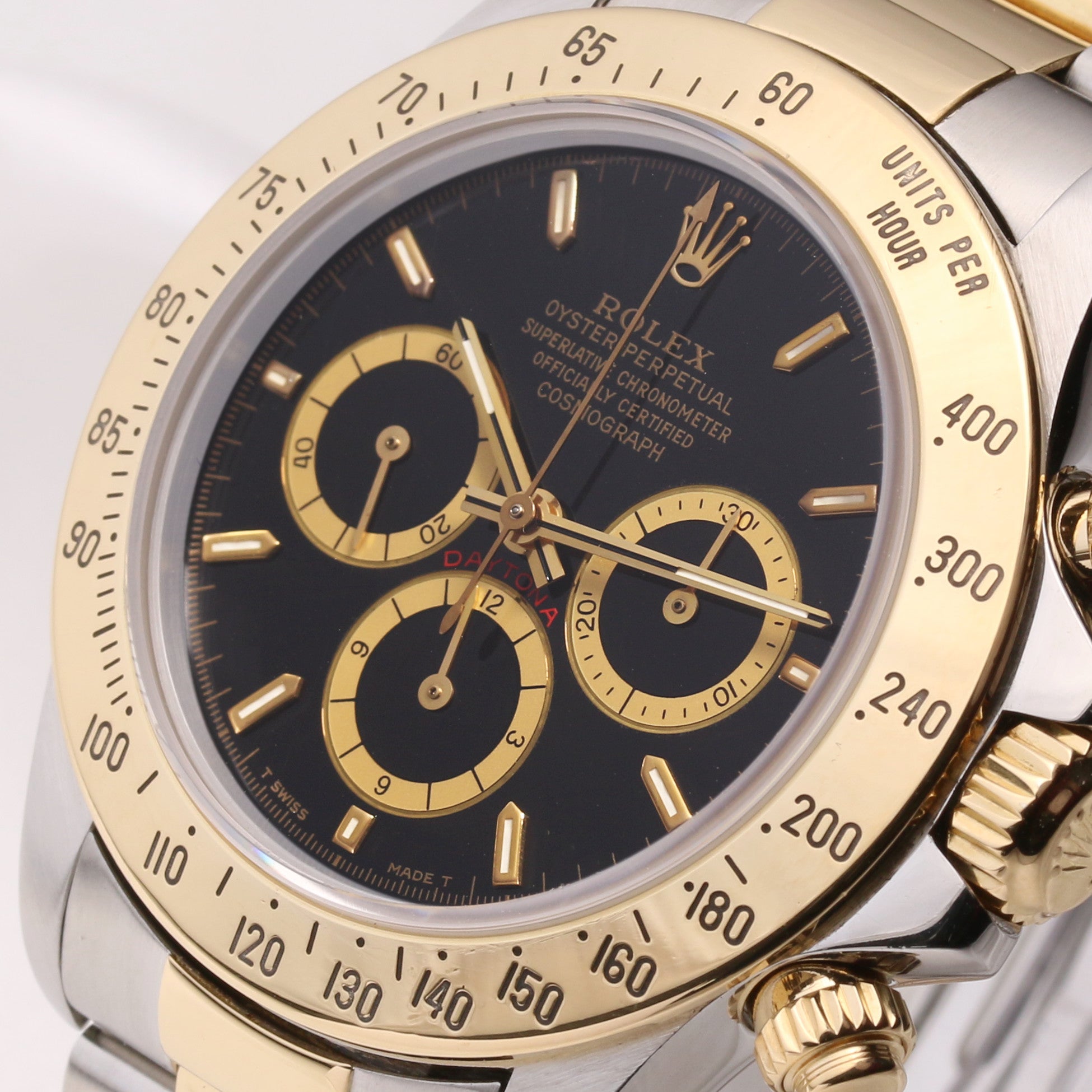 Rolex Daytona 16523 Steel & Gold Inverted 6 Second Hand Watch Collectors 4