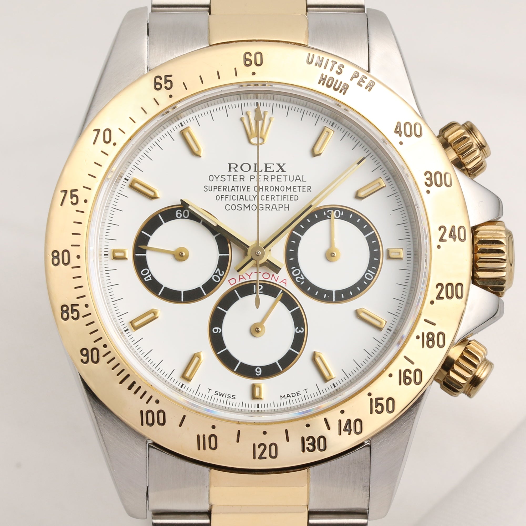 Rolex Daytona 16523 Steel & Gold Inverted Six Zenith Movement Second Hand Watch Collectors 2