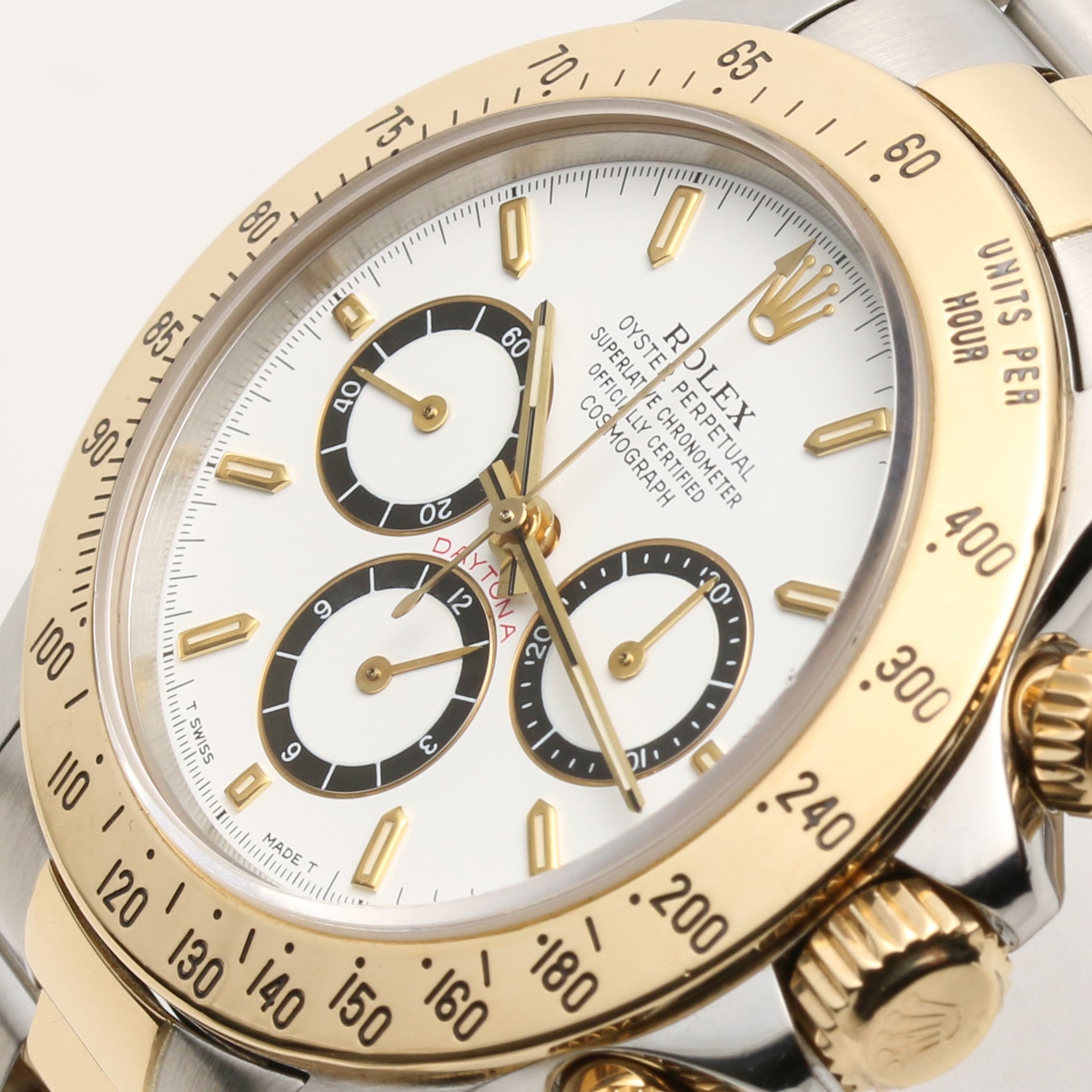 Rolex Daytona 16523 Steel & Gold Inverted Six Zenith Movement Second Hand Watch Collectors 4
