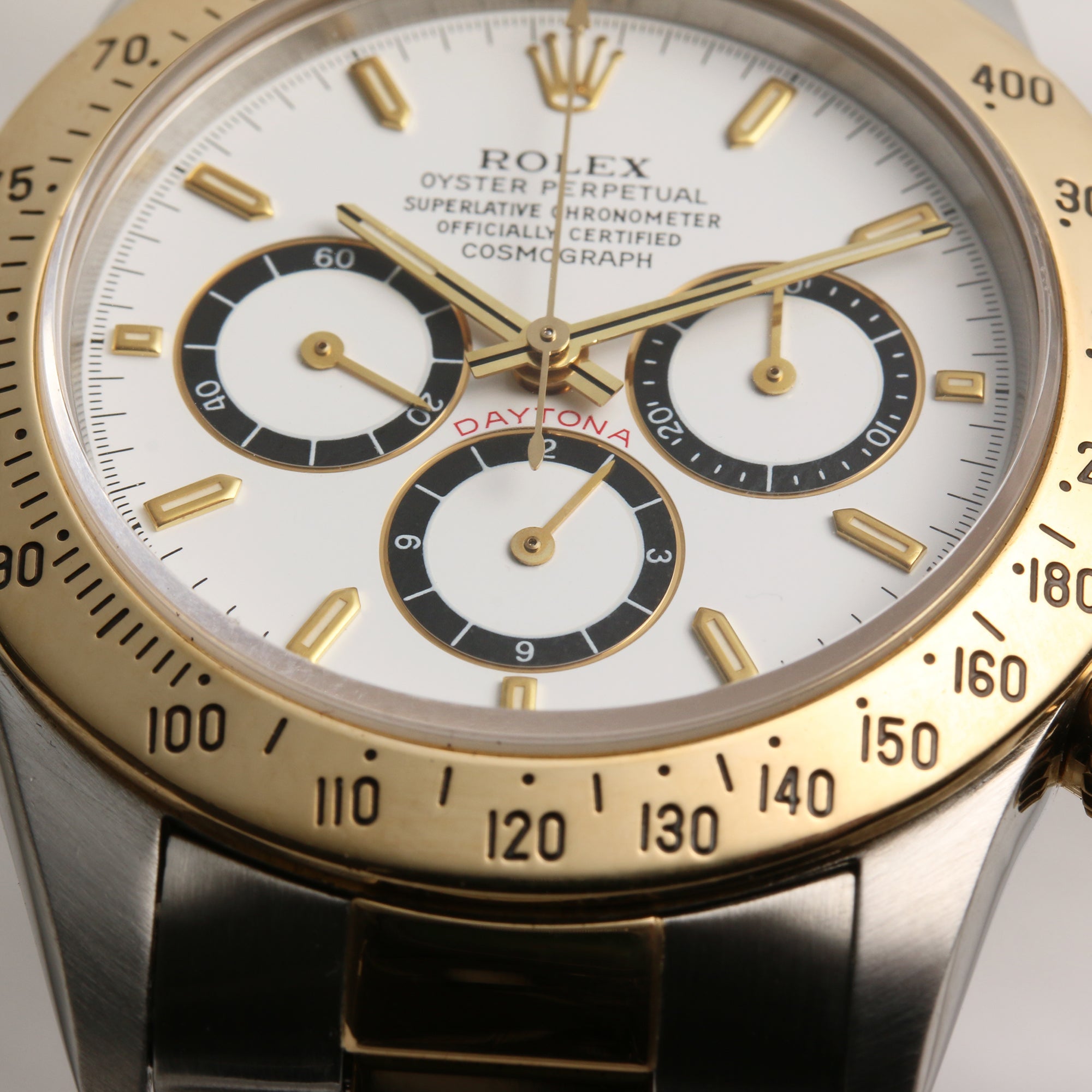 Rolex Daytona 16523 Steel & Gold Inverted Six Zenith Movement Second Hand Watch Collectors 5