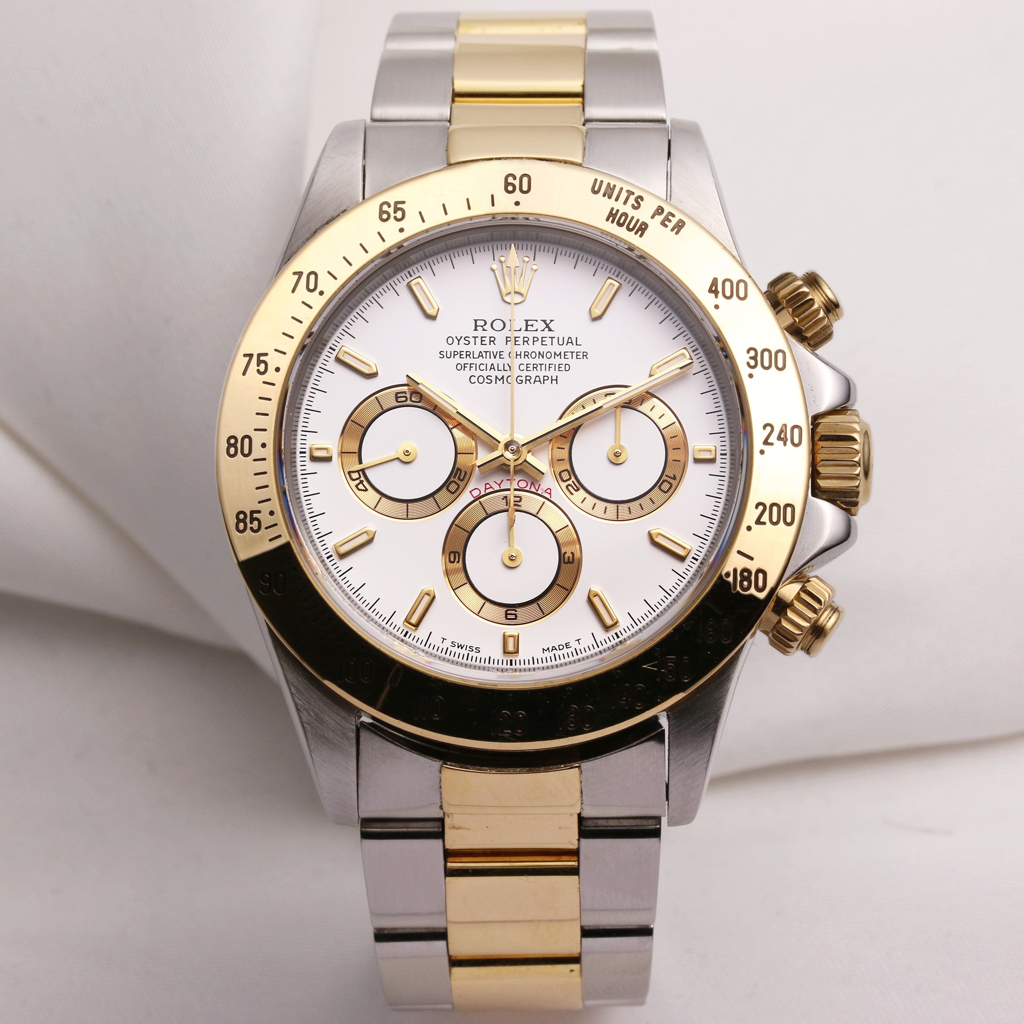 Rolex Daytona 16523 Steel & Gold Second Hand Watch Collectors 1 (1)