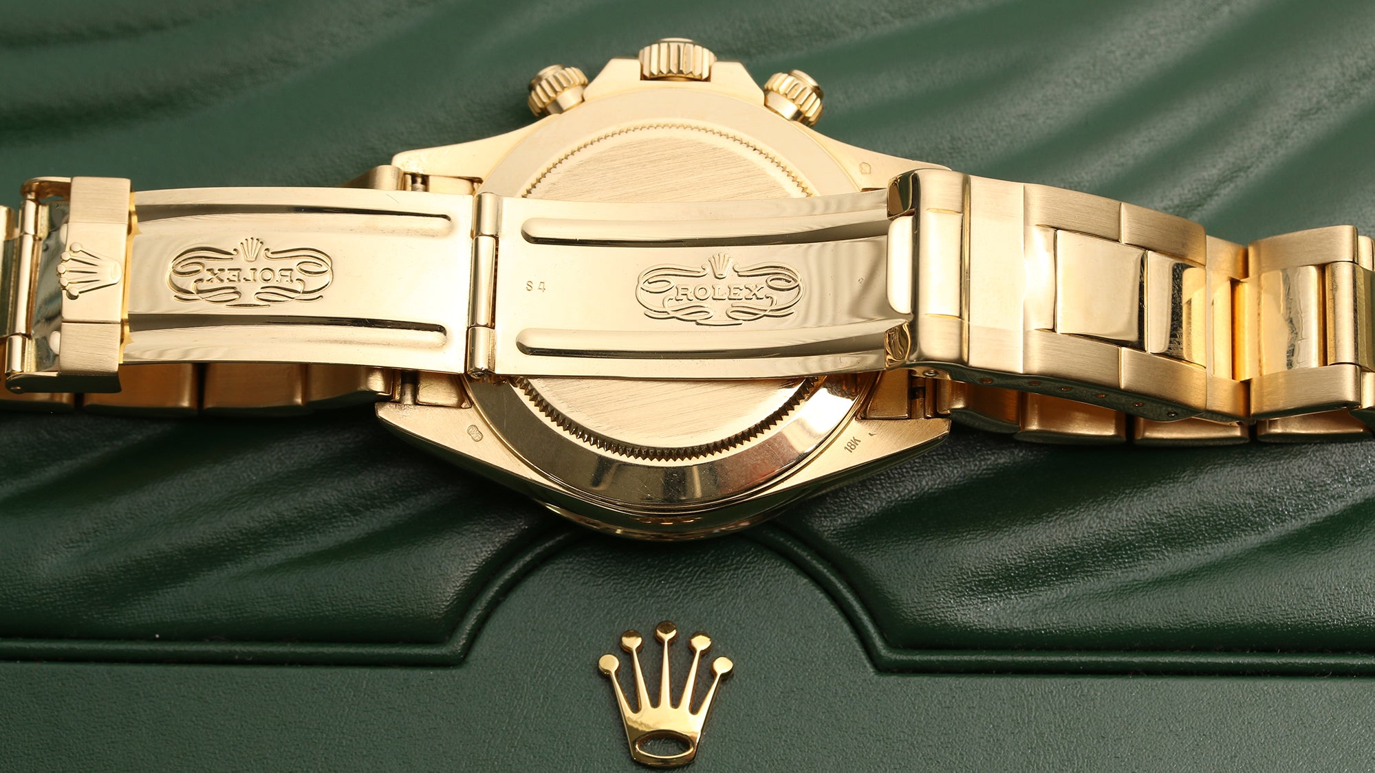 Rolex Daytona 16528 Inverted Six Champagne Diamond Dial Second Hand Watch Collectors 10