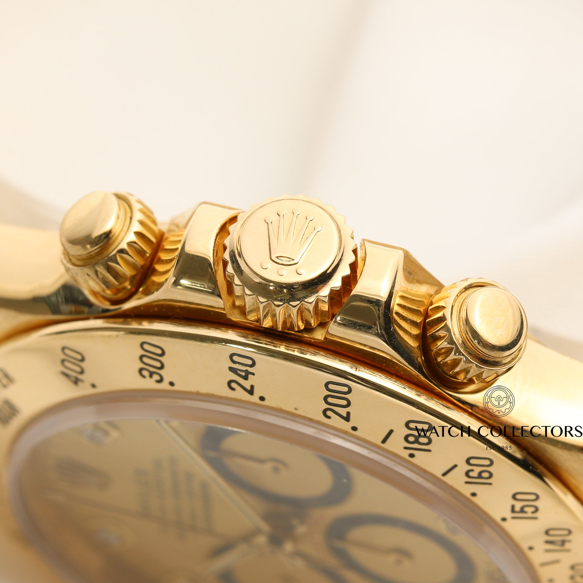 Rolex Daytona 16528 Inverted Six Champagne Diamond Dial Second Hand Watch Collectors 6