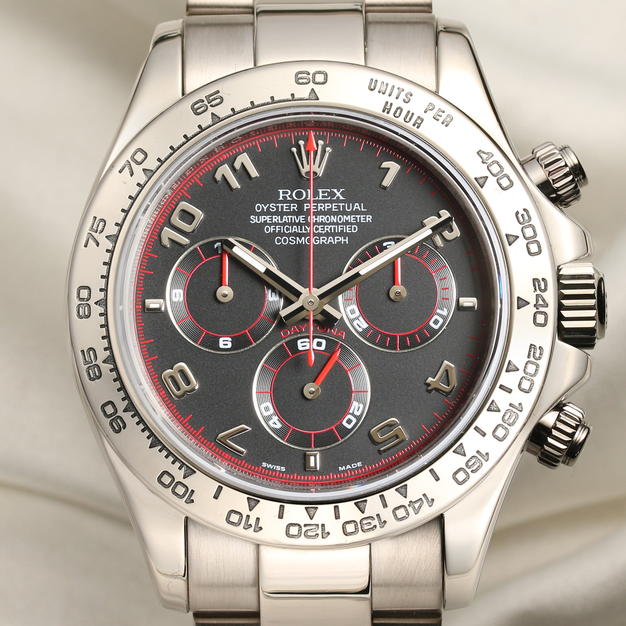 Rolex Daytona 18K White Gold Second Hand Watch Collectors 2