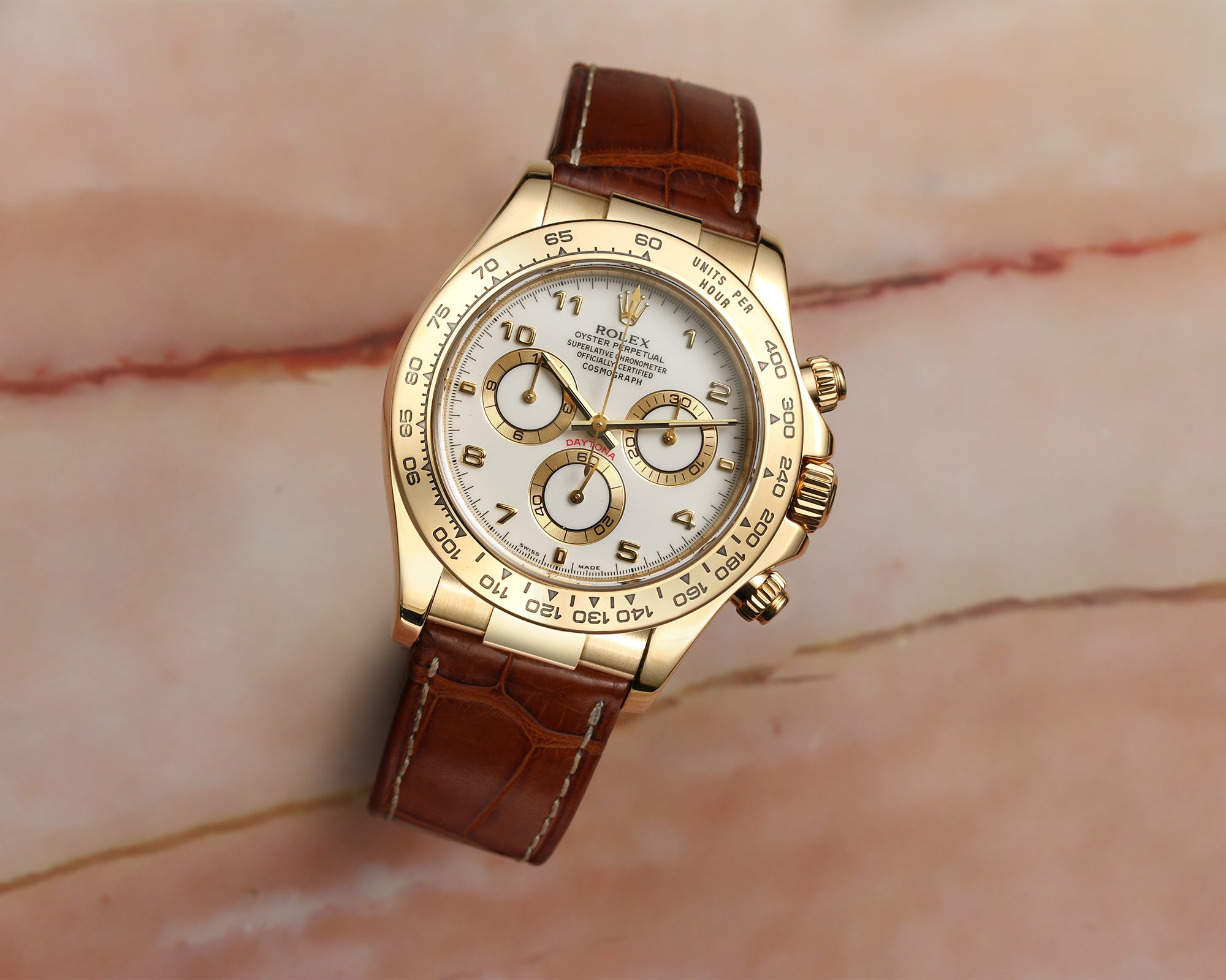 Rolex Daytona 18K Yellow Gold Second Hand Watch Collectors 116518 Second Hand Watch Collectors 2
