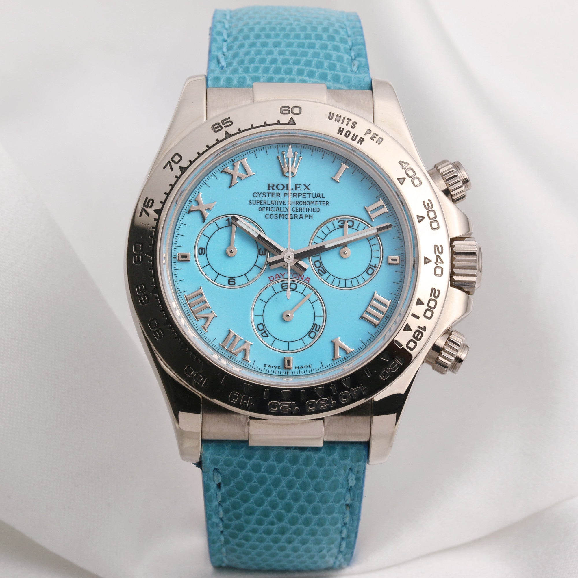 Rolex Daytona Beach 116519 18K White Gold Second Hand Watch Collectors 1