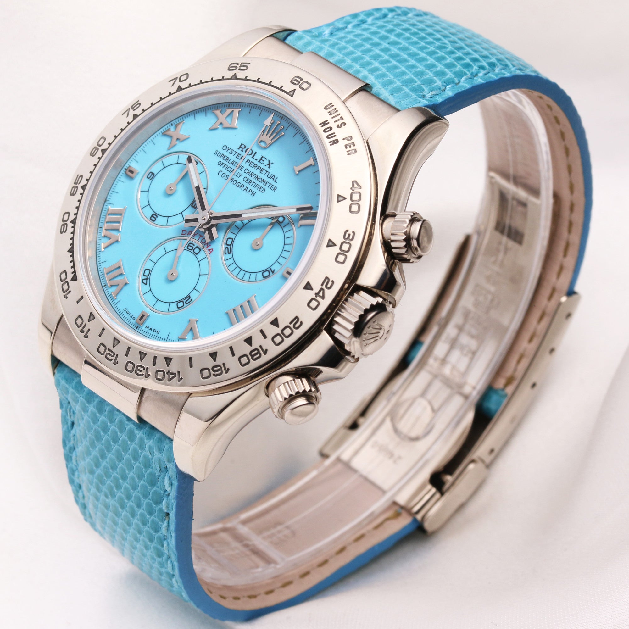 Rolex Daytona Beach 116519 18K White Gold Second Hand Watch Collectors 3